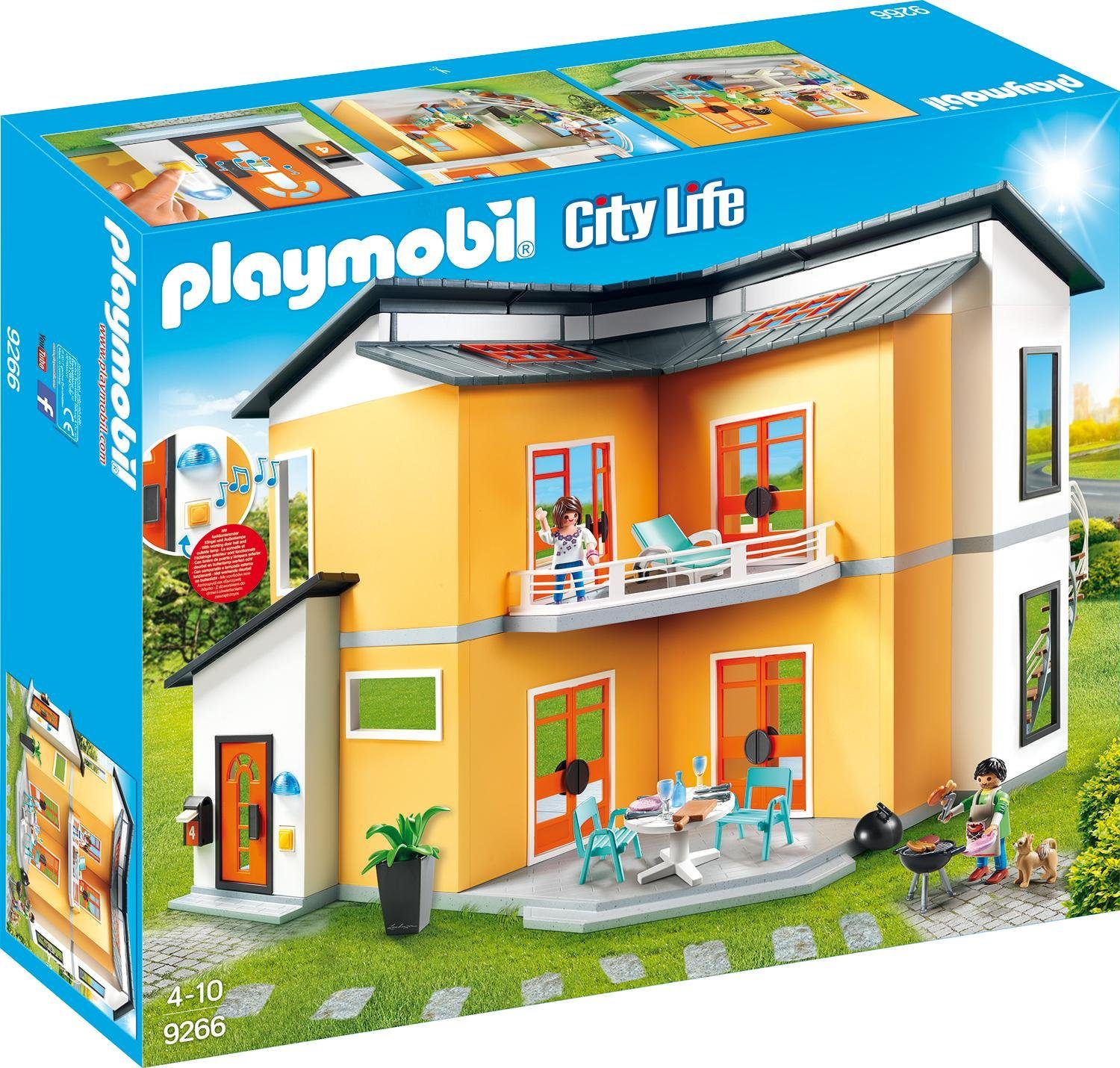 Playmobil® Konstruktions-Spielset Modernes Wohnhaus (9266), City Life, Made in Germany