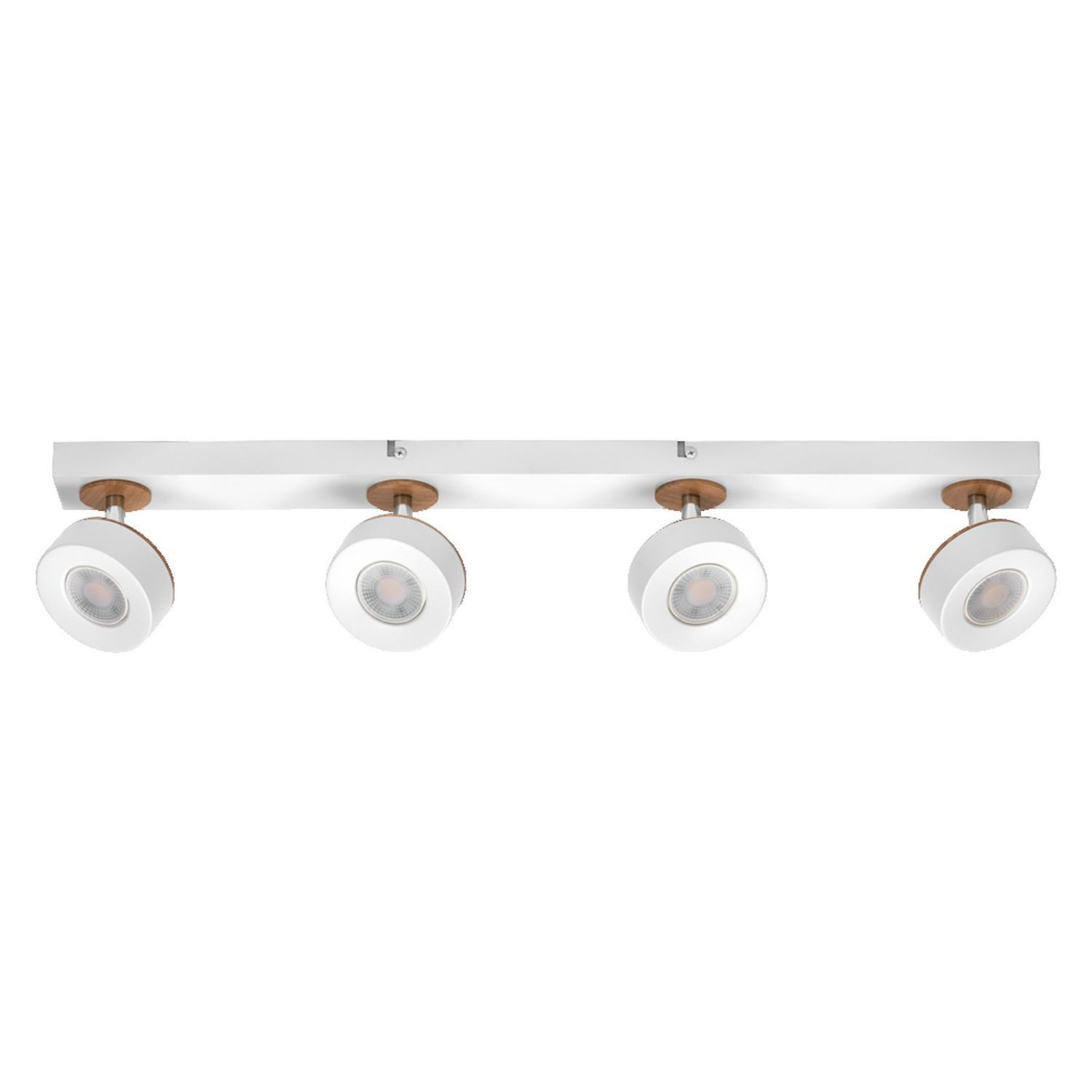 Licht-Erlebnisse Deckenstrahler ELUNIS, LED fest integriert, Warmweiß, LED verstellbar länglich 3000 K 1250 lm Modern