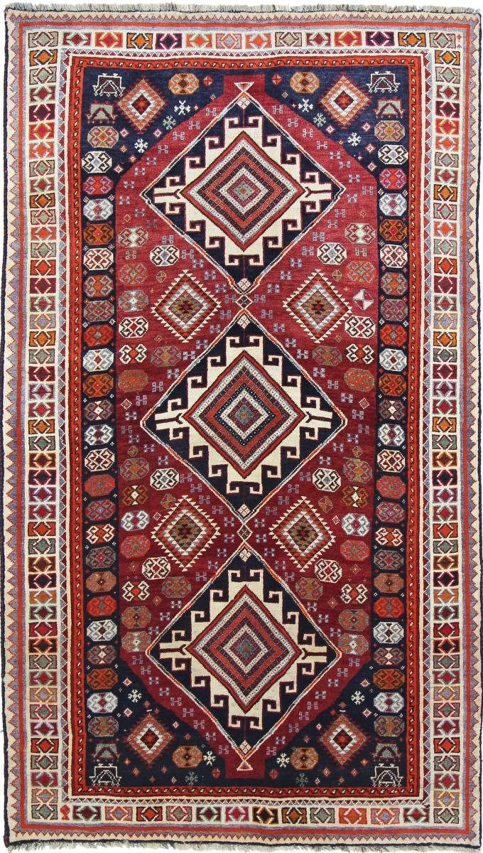 Orientteppich Ghashghai 154x271 Handgeknüpfter Orientteppich rechteckig, Nain 12 / Perserteppich, Höhe: Trading, mm