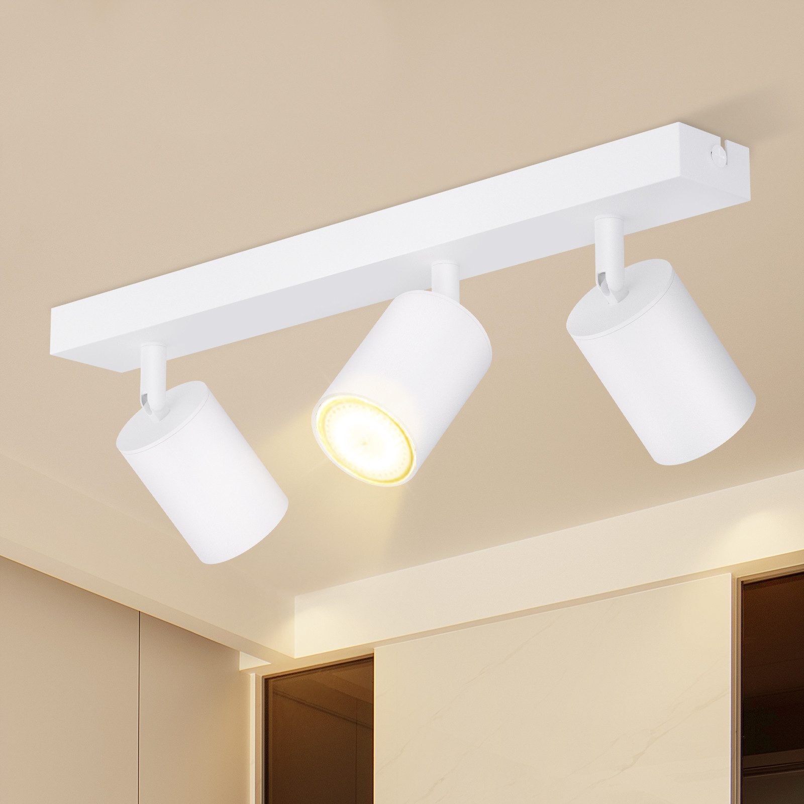Nettlife Deckenstrahler Deckenleuchte 3 Flammig Modern günstig online kaufen