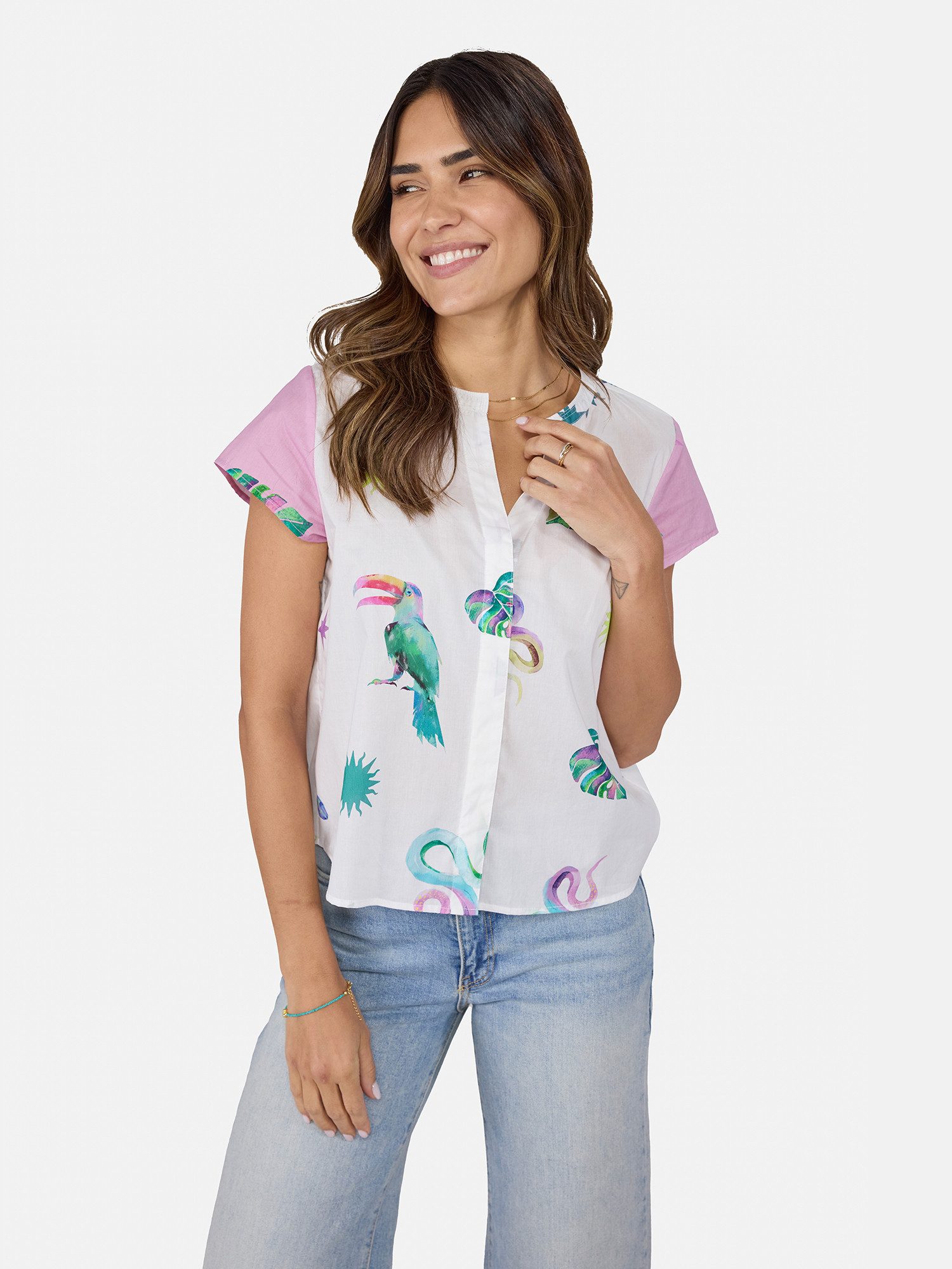 Lieblingsstück Schlupfbluse ElvaL aus 100% Baumwolle