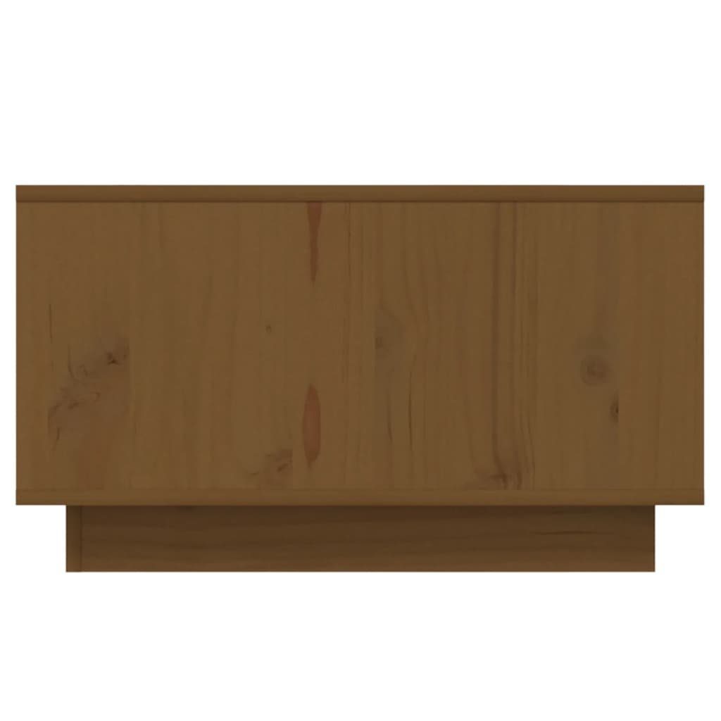 Honigbraun (1-St) Kiefer 55x56x32 Couchtisch Honigbraun cm Massivholz Couchtisch | Honigbraun vidaXL