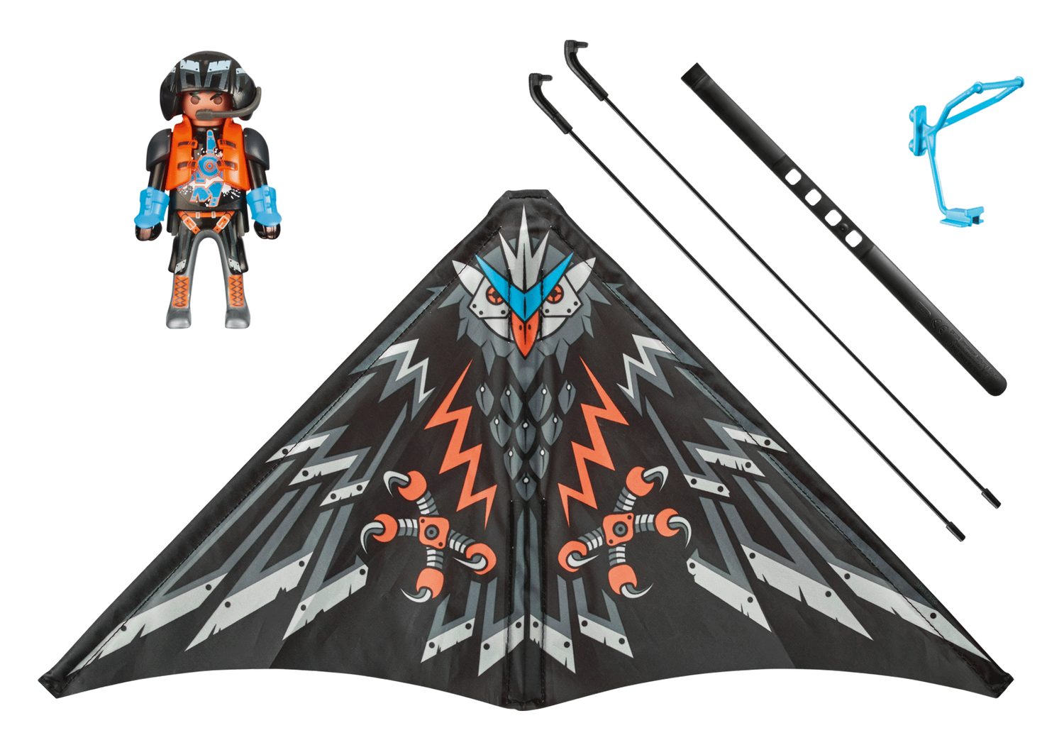 Playmobil® Sports & Action Drachenflieger Starter Pack Konstruktions-Spielset, (Drachenflieger Starter Pack), Made in Europe
