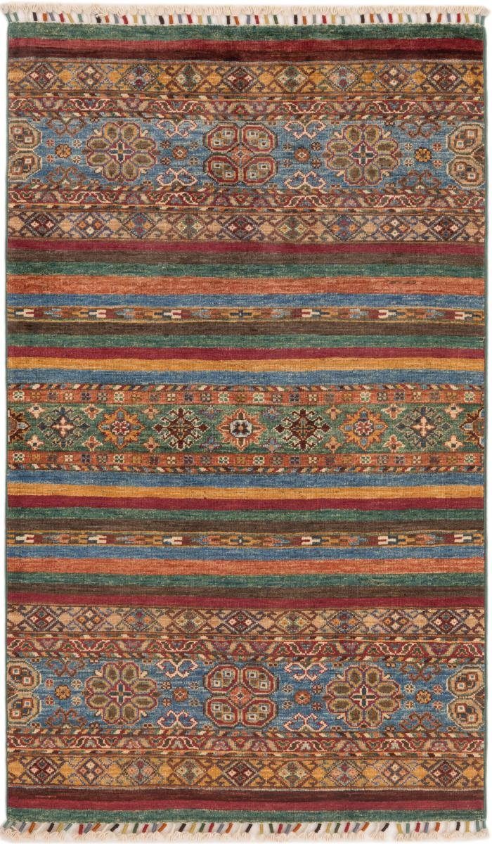 Orientteppich Arijana Shaal 89x151 Handgeknüpfter Orientteppich, Nain Trading, rechteckig, Höhe: 5 mm