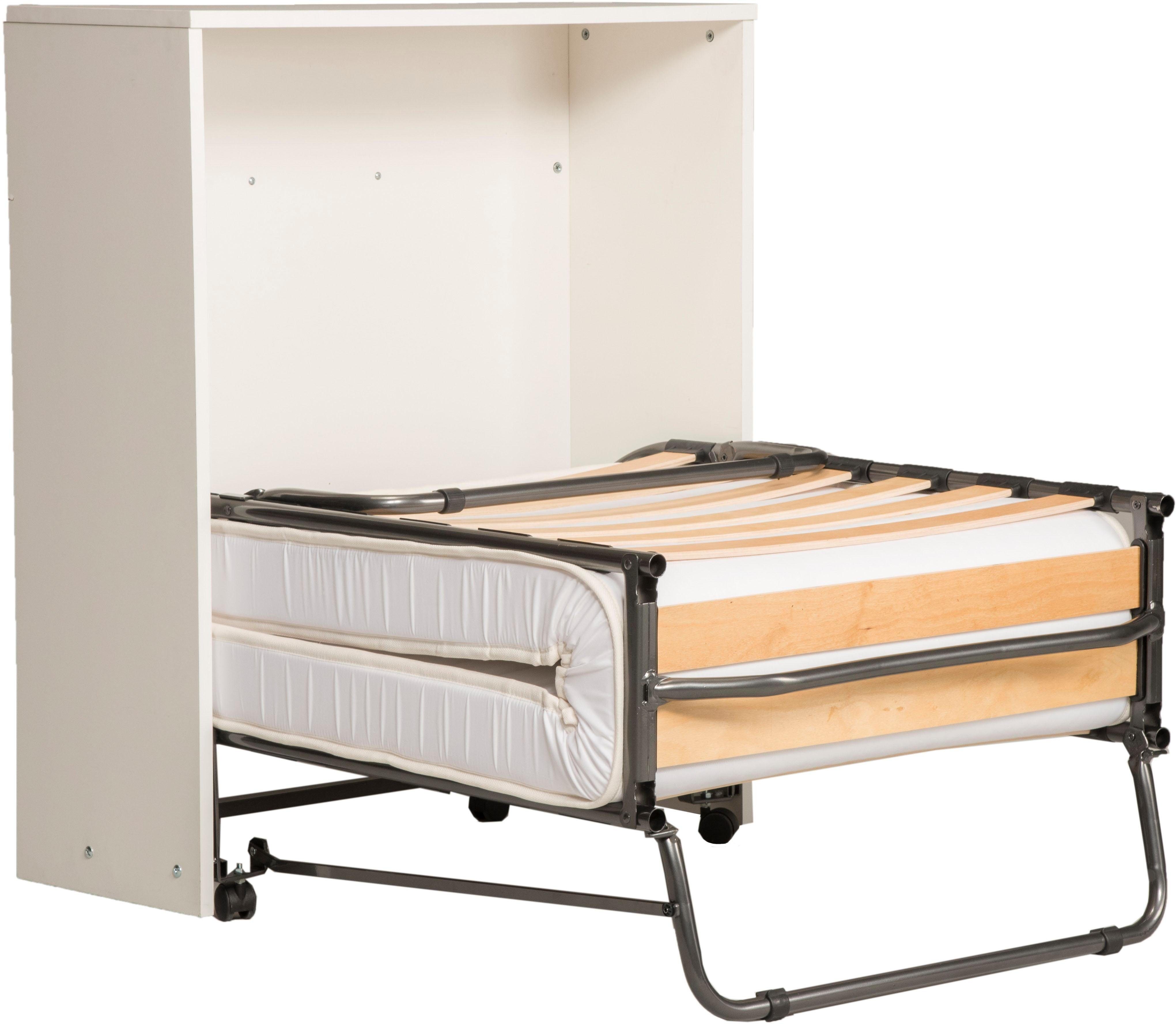 Home affaire Sognum wall bed including mattress, guest bed, folding bed