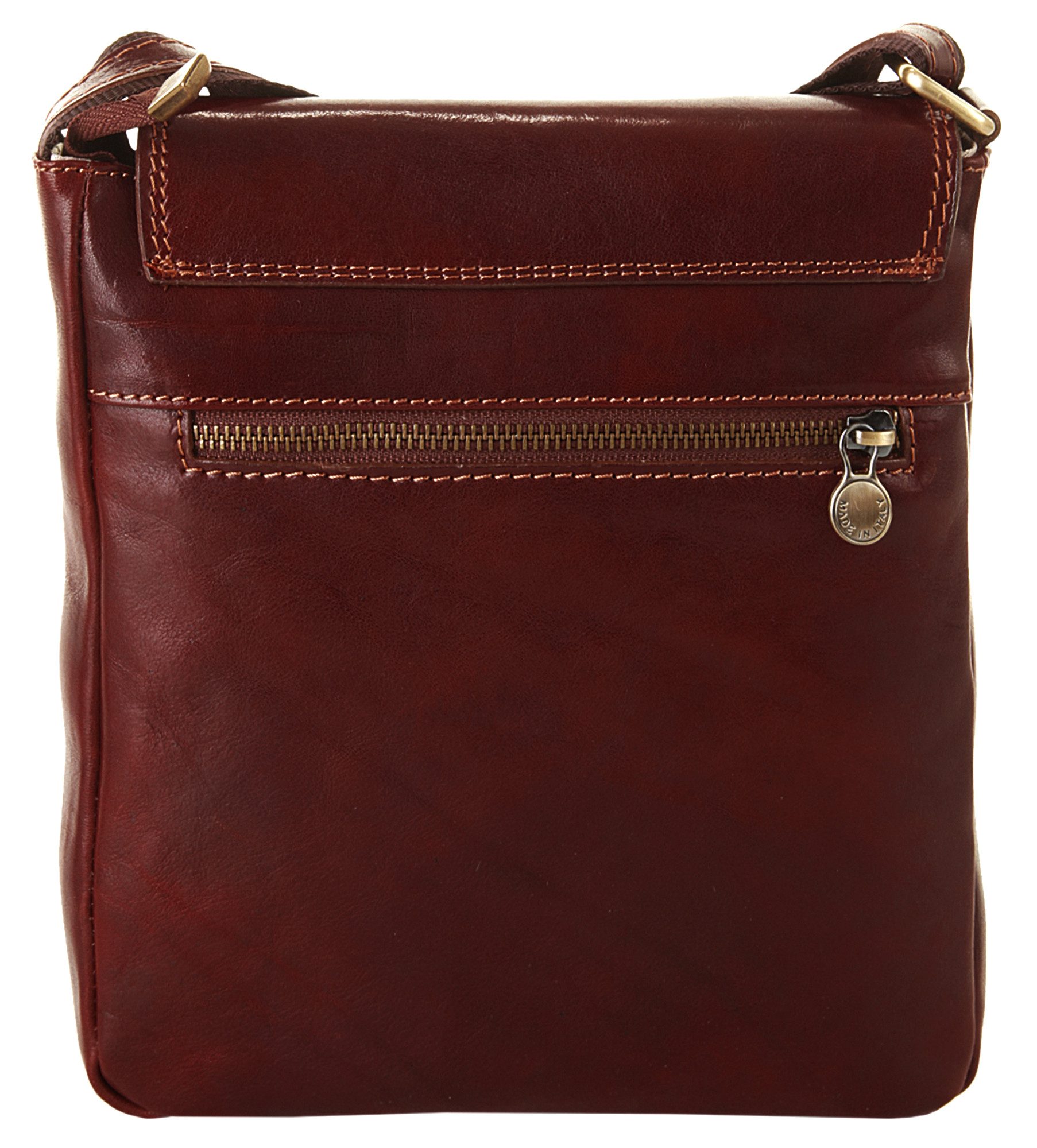 Piké Umhängetasche (1-tlg), echt Leder, Made in Italy