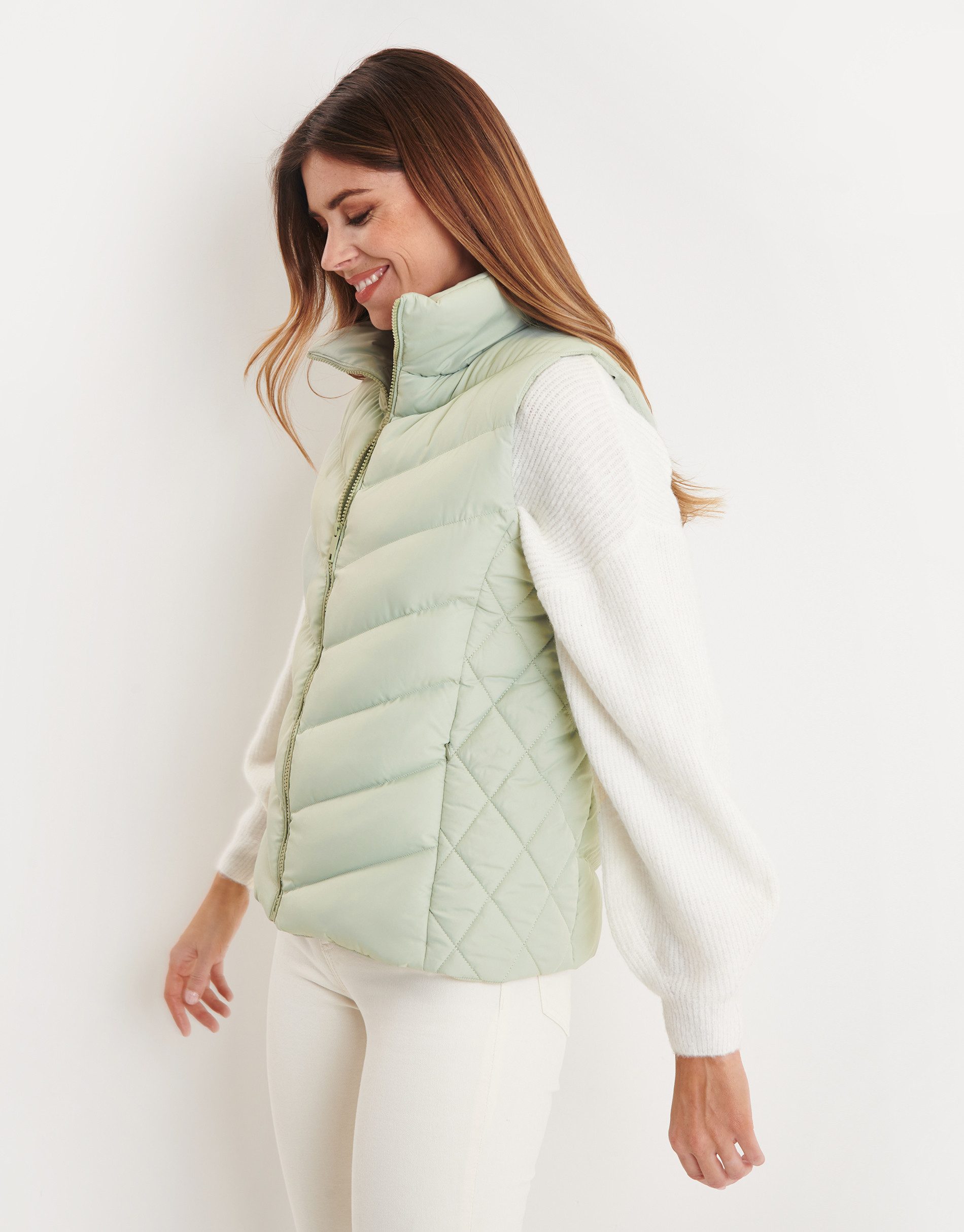 Threadbare Softshellweste Daffodil Quilted (1-tlg) mit Kragen