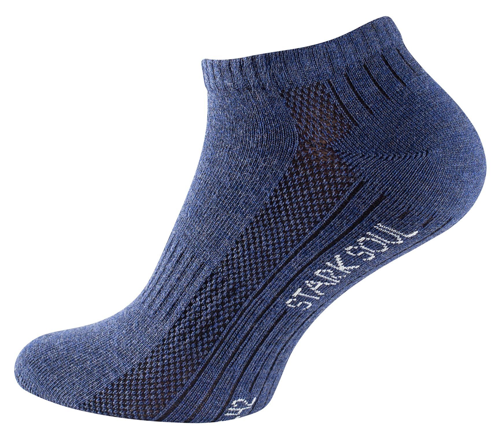 Stark Soul® Sneakersocken Sneaker Socken Mesh gekämmte Baumwolle, Premium Qualität, Unisex 6 Paar – Bild 3 von 5