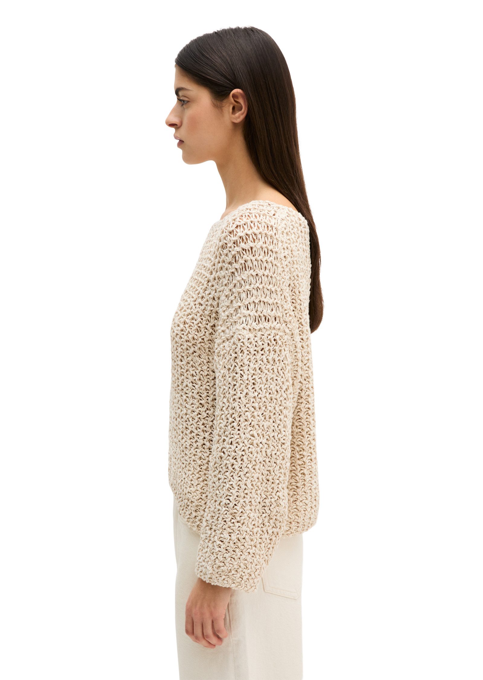 Marc O'Polo Strickpullover aus Organic-Cotton-Mix-Slub