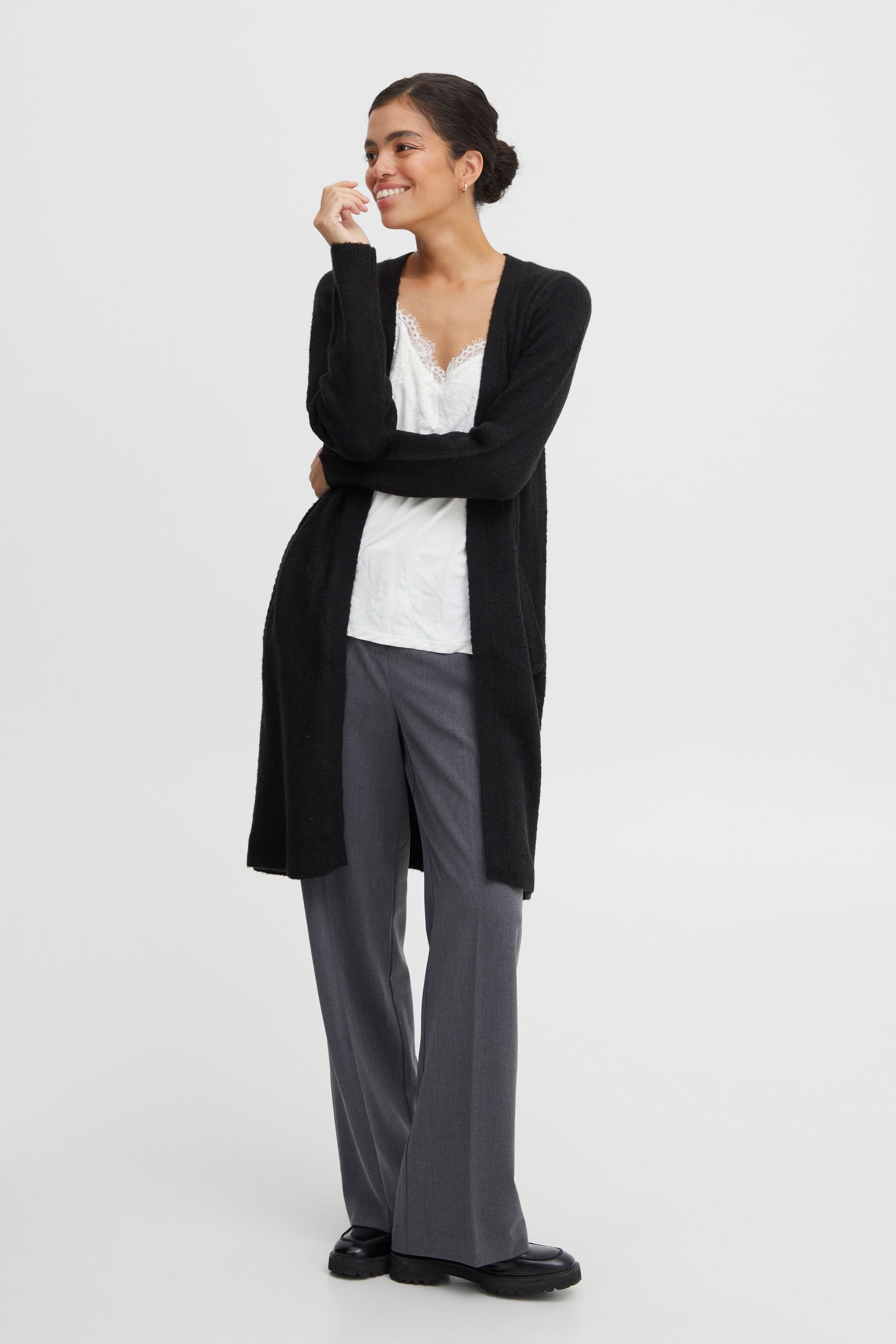 b.young Strickjacke BYMIRELLE 20806430 Lange Strickjacke günstig online kaufen