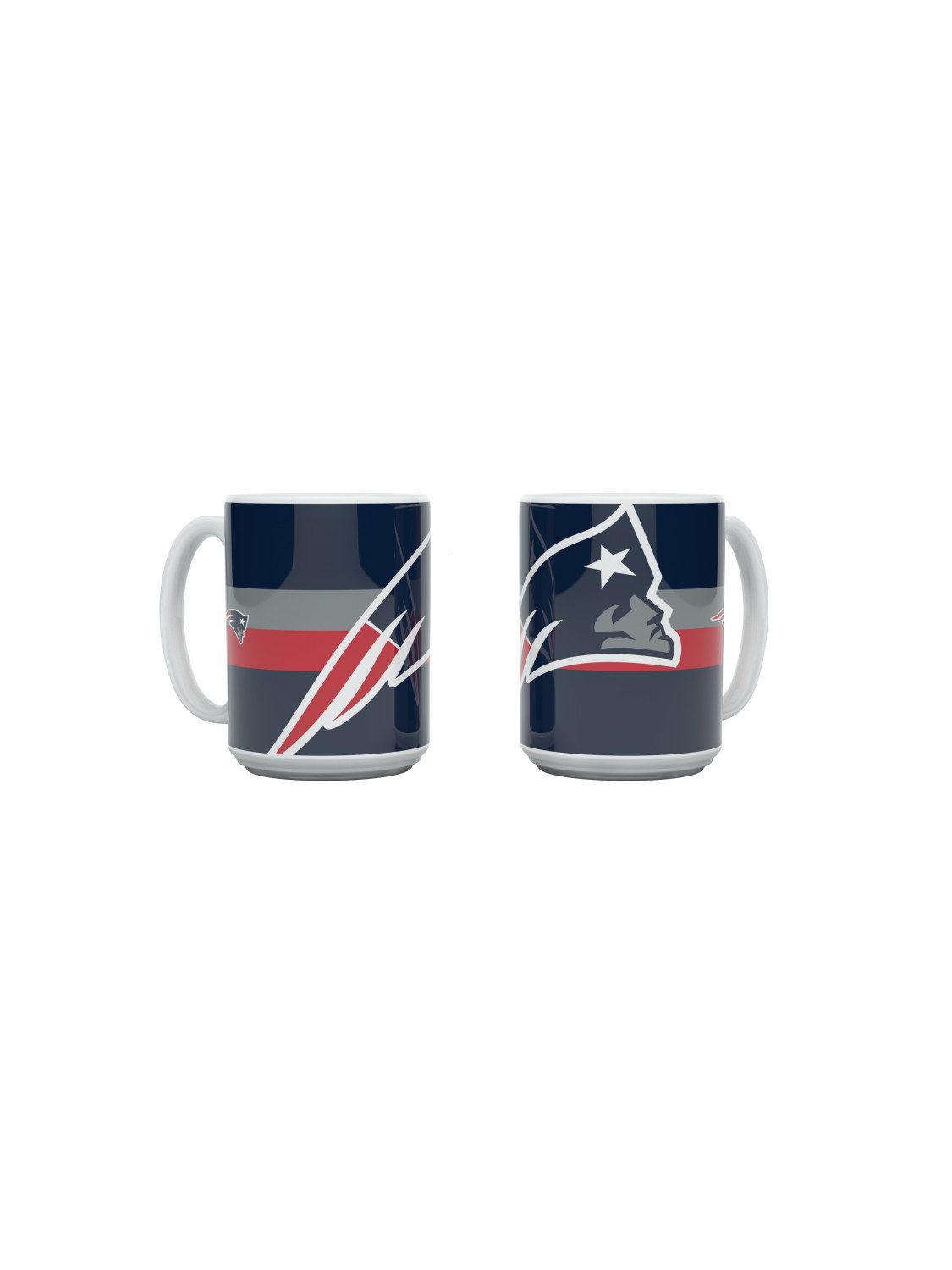 New England Patriots Becher New England Patriots Tasse "Triple Logo ", Keramik