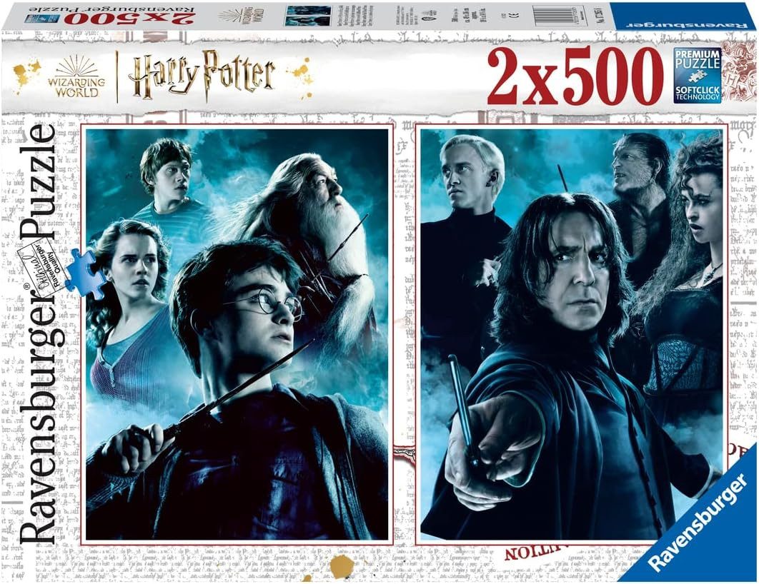 Ravensburger Puzzle 17265 Harry Potter 2x500 Teile Harry Potter Puzzle, 1000 Puzzleteile