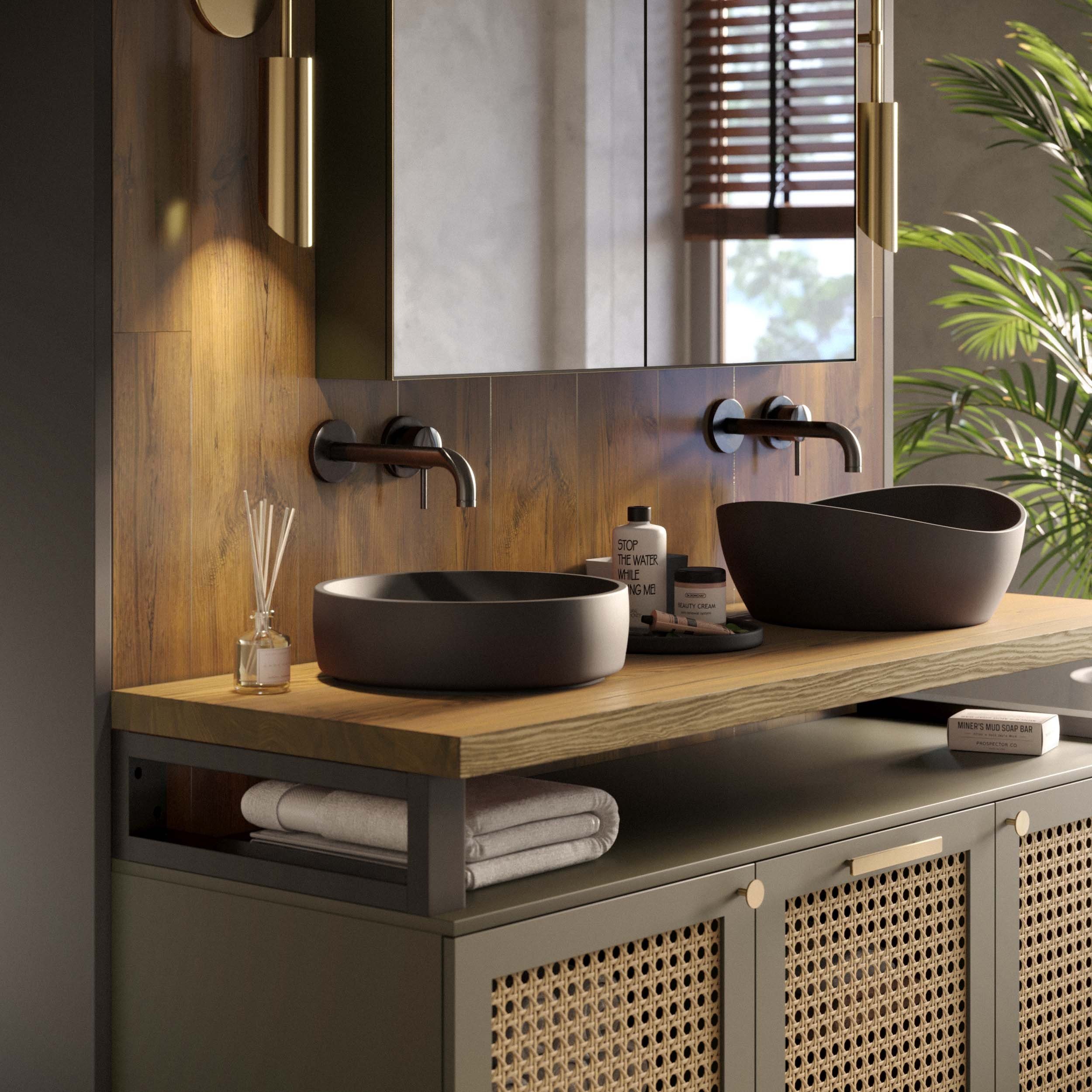 LAMO Manufaktur Waschtischplatte LWPG (Waschtisch, Konsolentischplatte), 40 günstig online kaufen