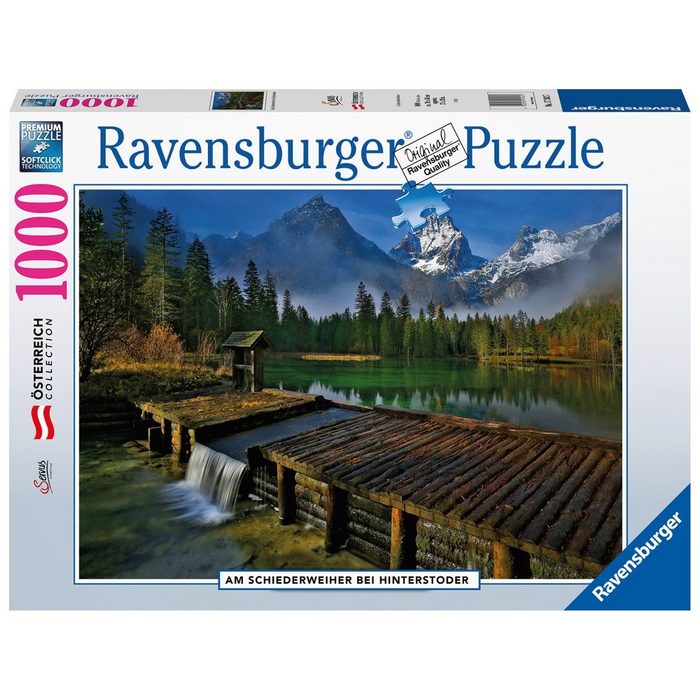 Ravensburger Puzzle Österreich Collection Schiederweiher bei Hinterstoder 17262 1000 Puzzleteile