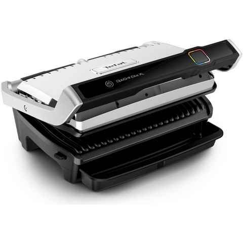 Tefal Kontaktgrill GC760D Optigrill Elite XL, 2200 W, Countdown zum perfekten Ergebnis, extra Grillboost für Grillstreifen