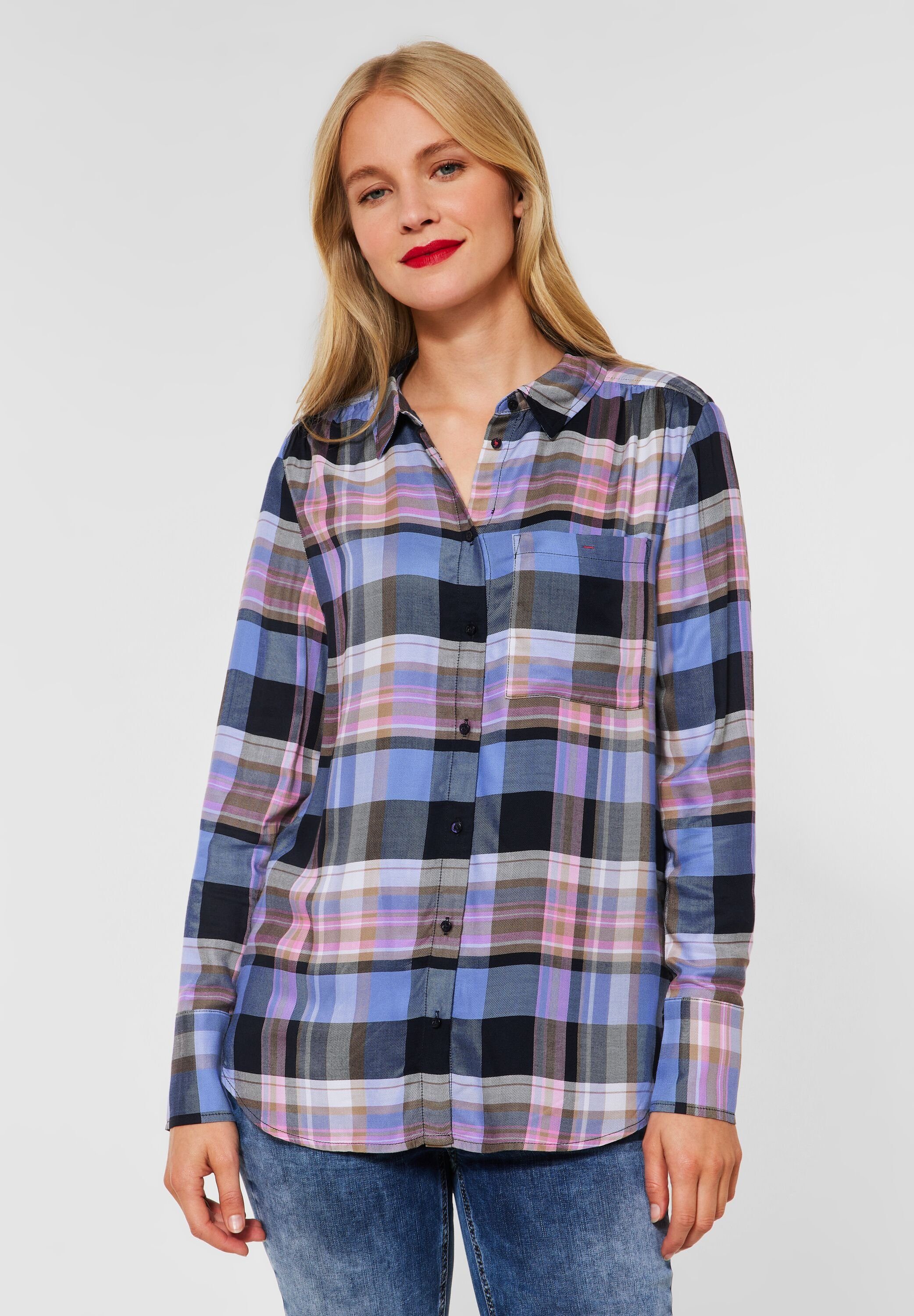 STREET ONE Hemdbluse aus softer Viskose