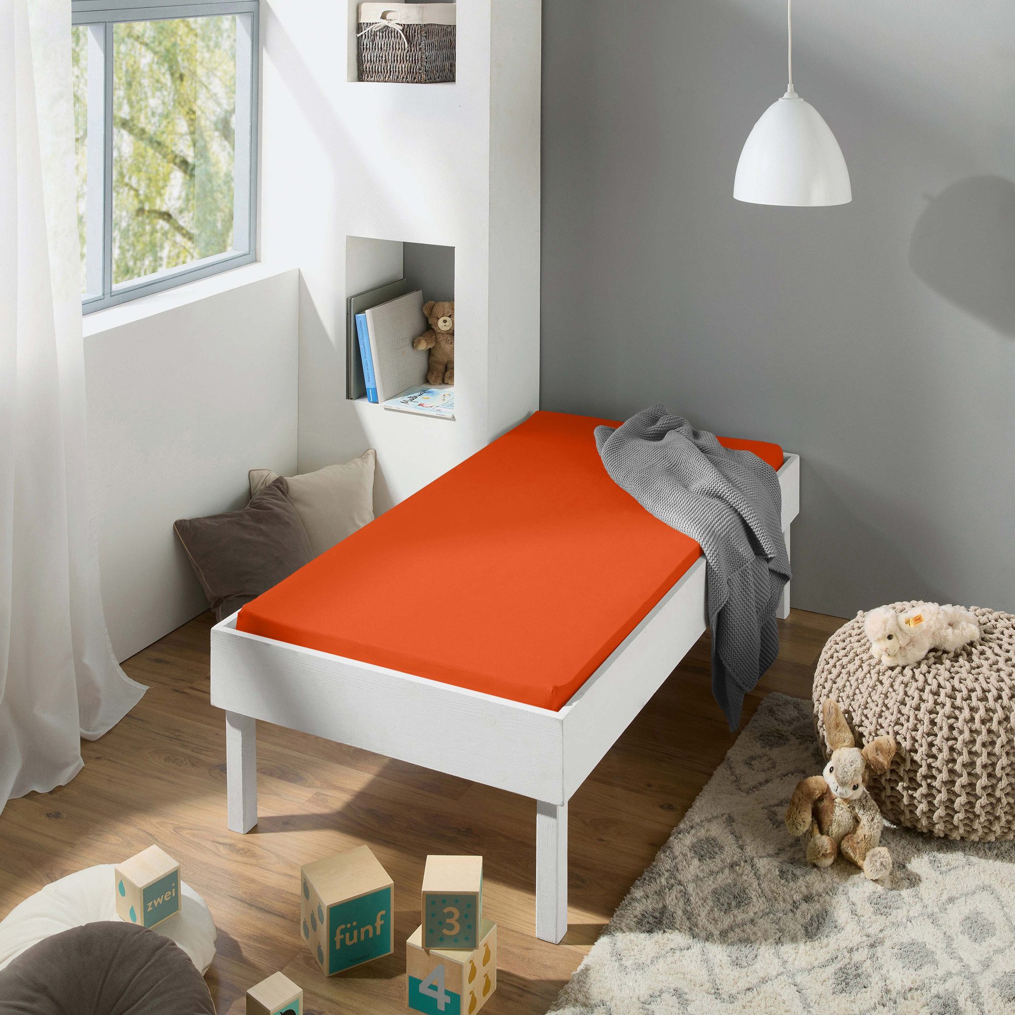 REDBEST Spannbettlaken Kinder-Spannbettlaken "San Francisco" 2er-Pack, günstig online kaufen