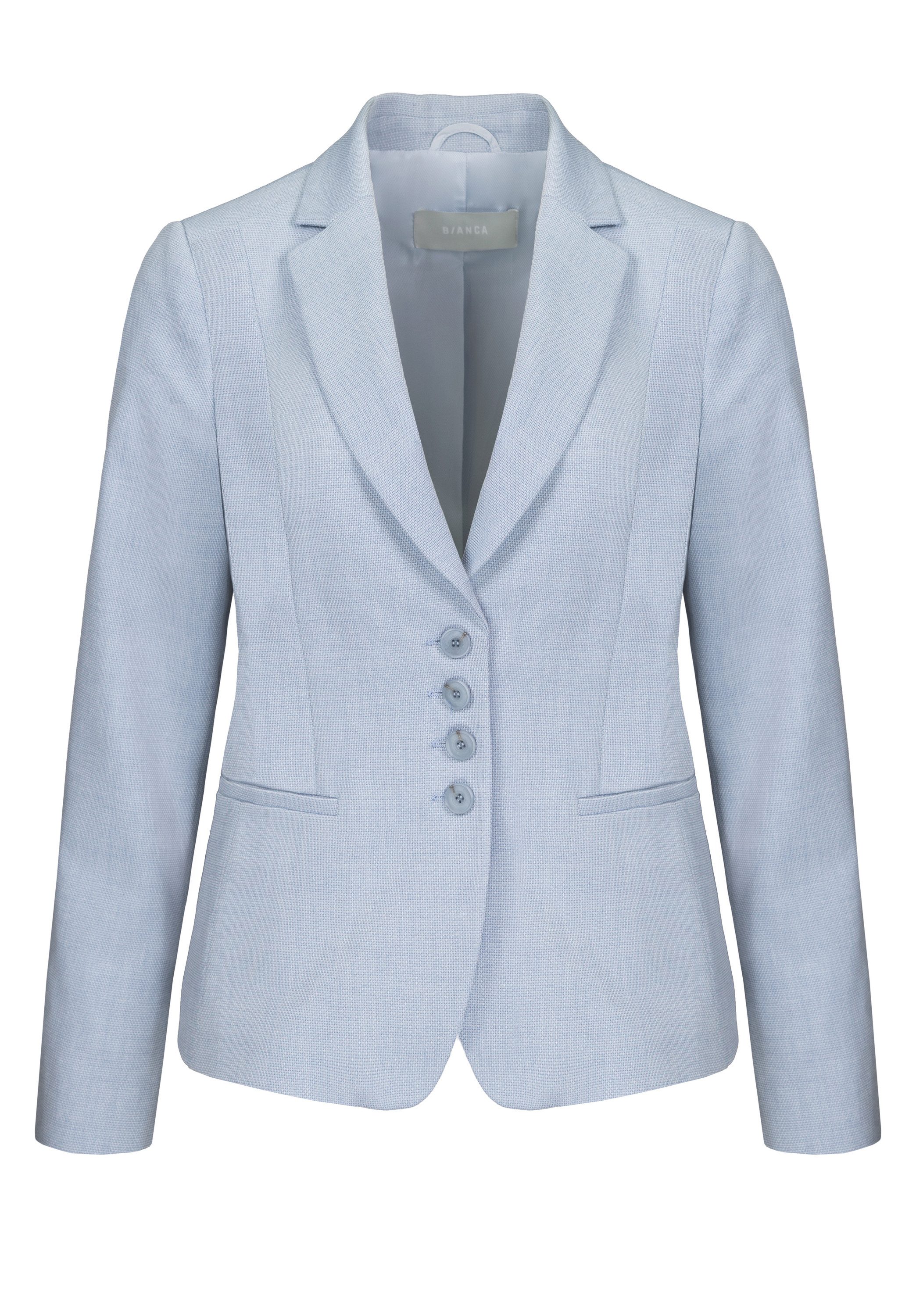 bianca Jackenblazer VIVETTE in angesagtem Web-Muster