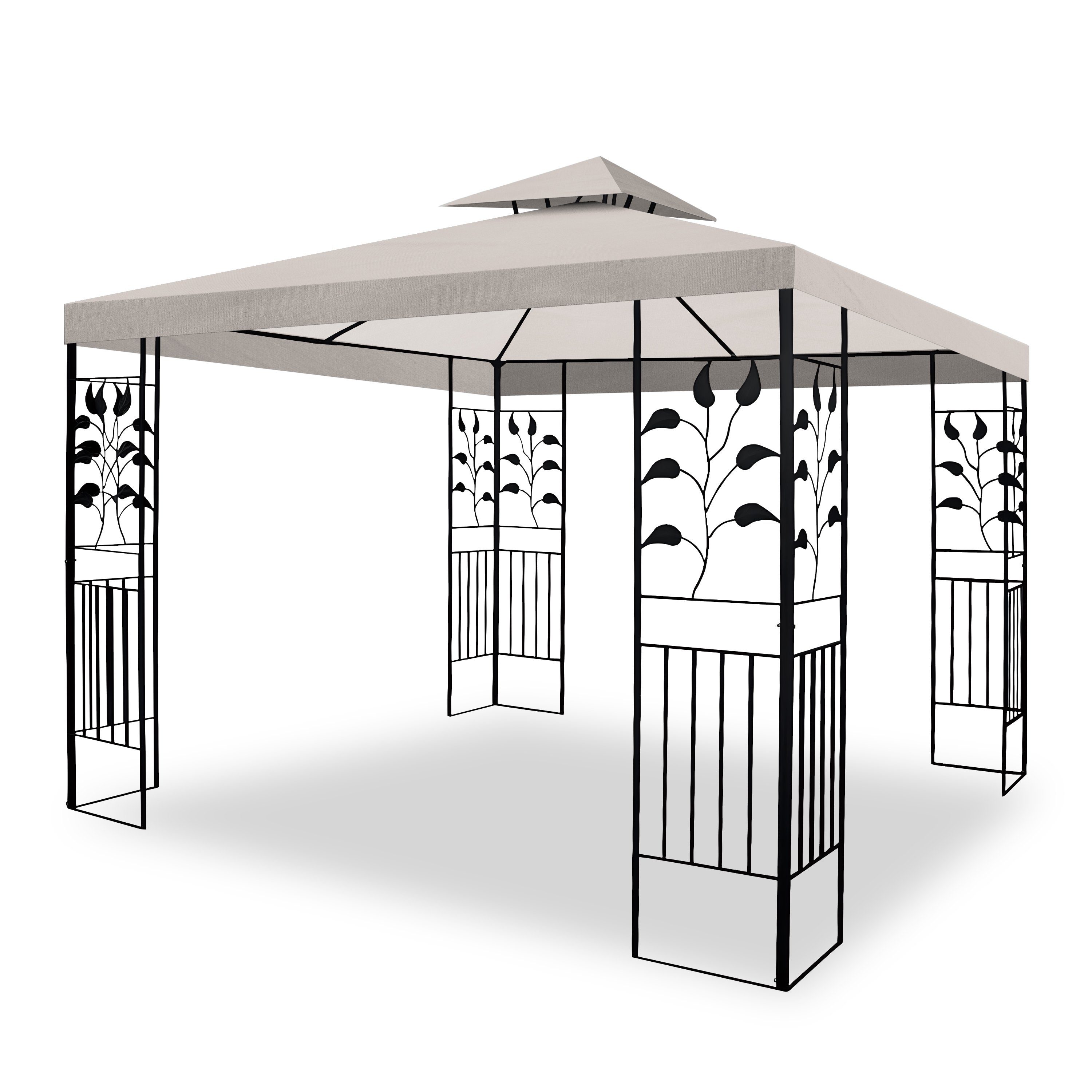 habeig Pavillon 100% Wasserdicht Toskana Metallpavillon günstig online kaufen