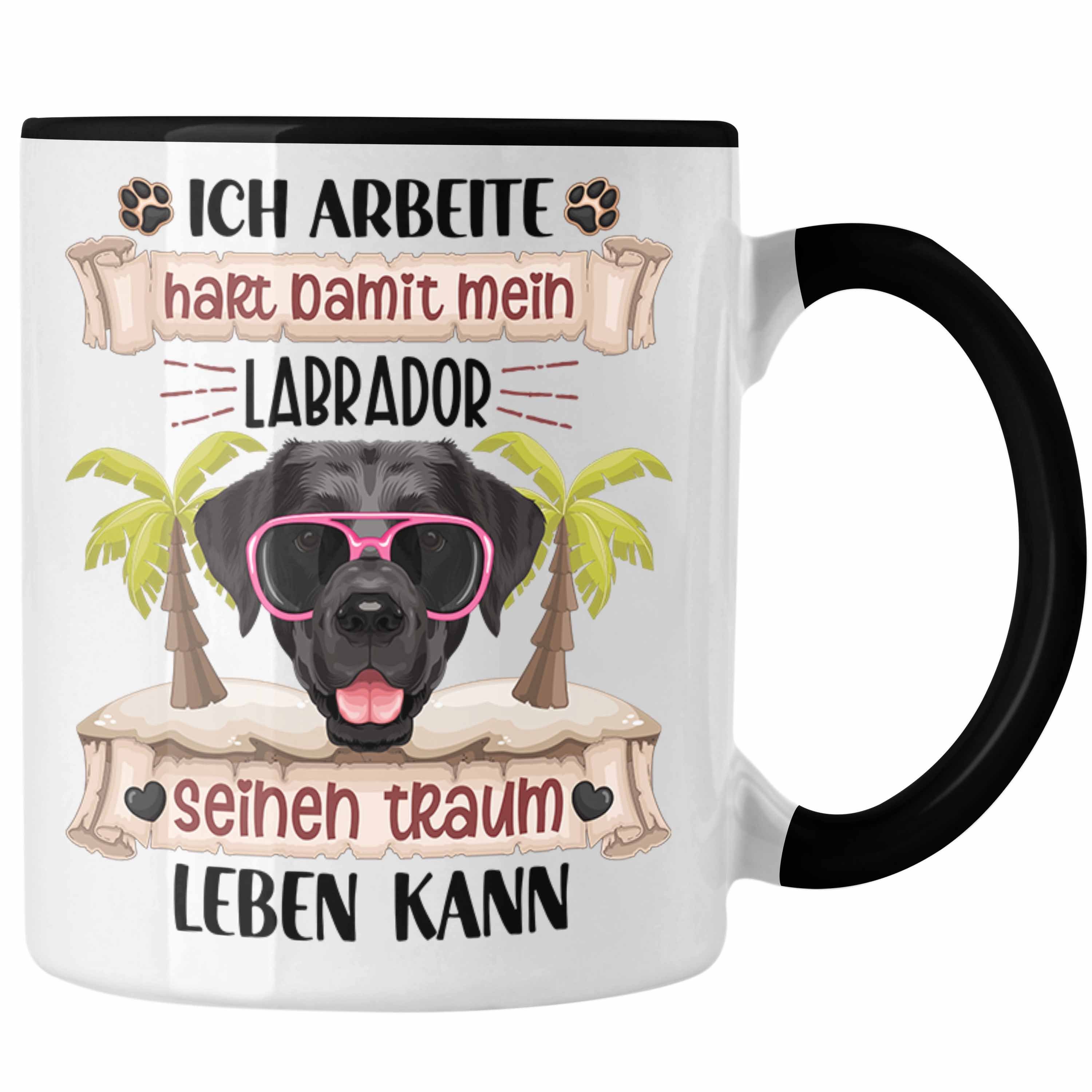 Trendation Tasse Labrador Besitzer Geschenk Tasse Lustiger Spruch Labrador Liebhaber Ge Schwarz
