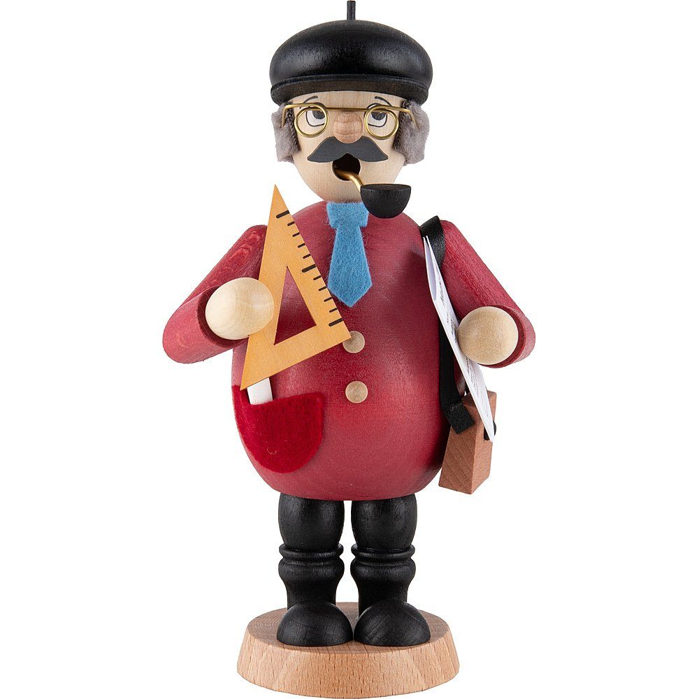 Ullrich Kunsthandwerk Räuchermännchen Mathelehrer (15,5cm) Räuchermann von Ullrich Kunsthandwerk