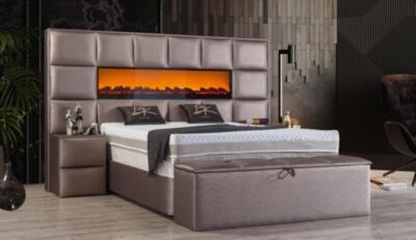 Xlmoebel Bett Betten Doppel Bettrahmen Design Möbel Bett Doppelbetten Sofort (Bett, 1-tlg., Bett), Made in Europa