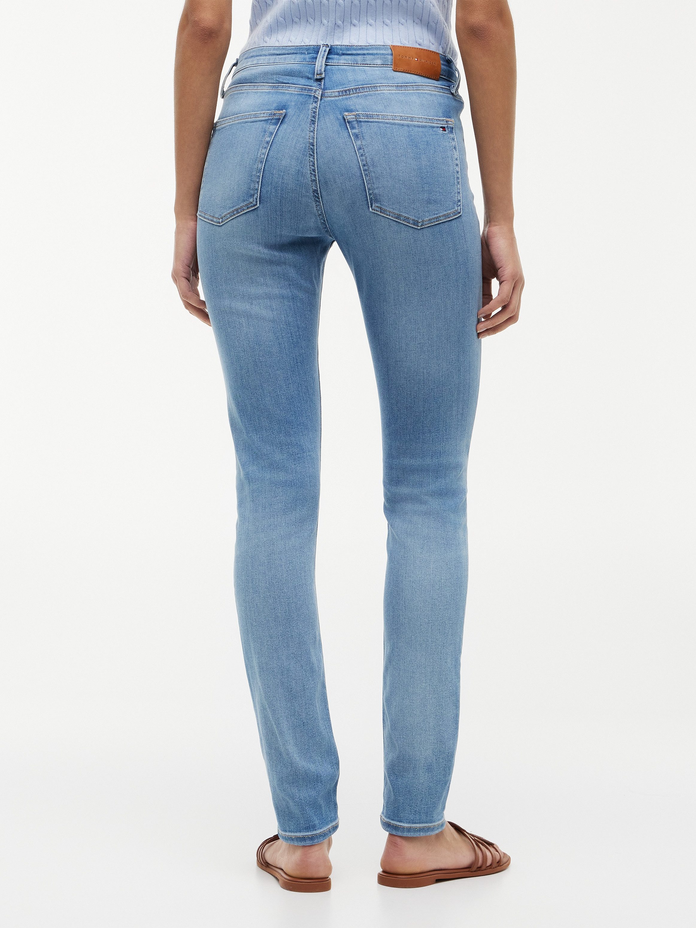 Tommy Hilfiger Skinny-fit-Jeans COMO SKINNY KATY RW Baumwollmischung, regular waist