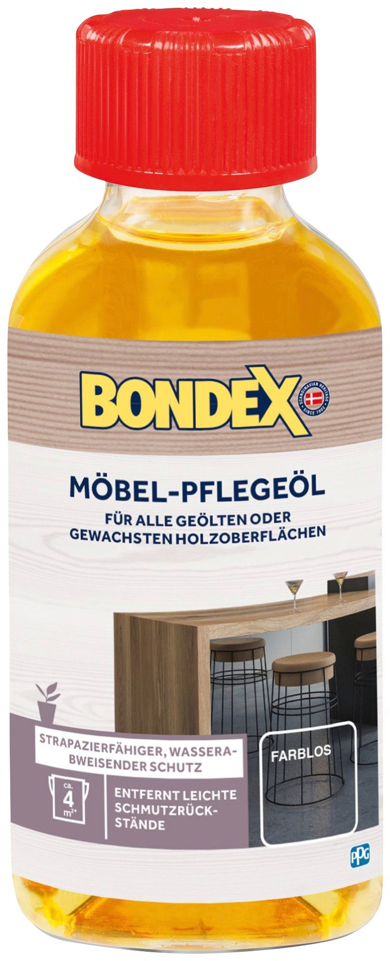 Liter Farblos, Holzöl MÖBEL-PFLEGEÖL, Bondex 0,15 Inhalt