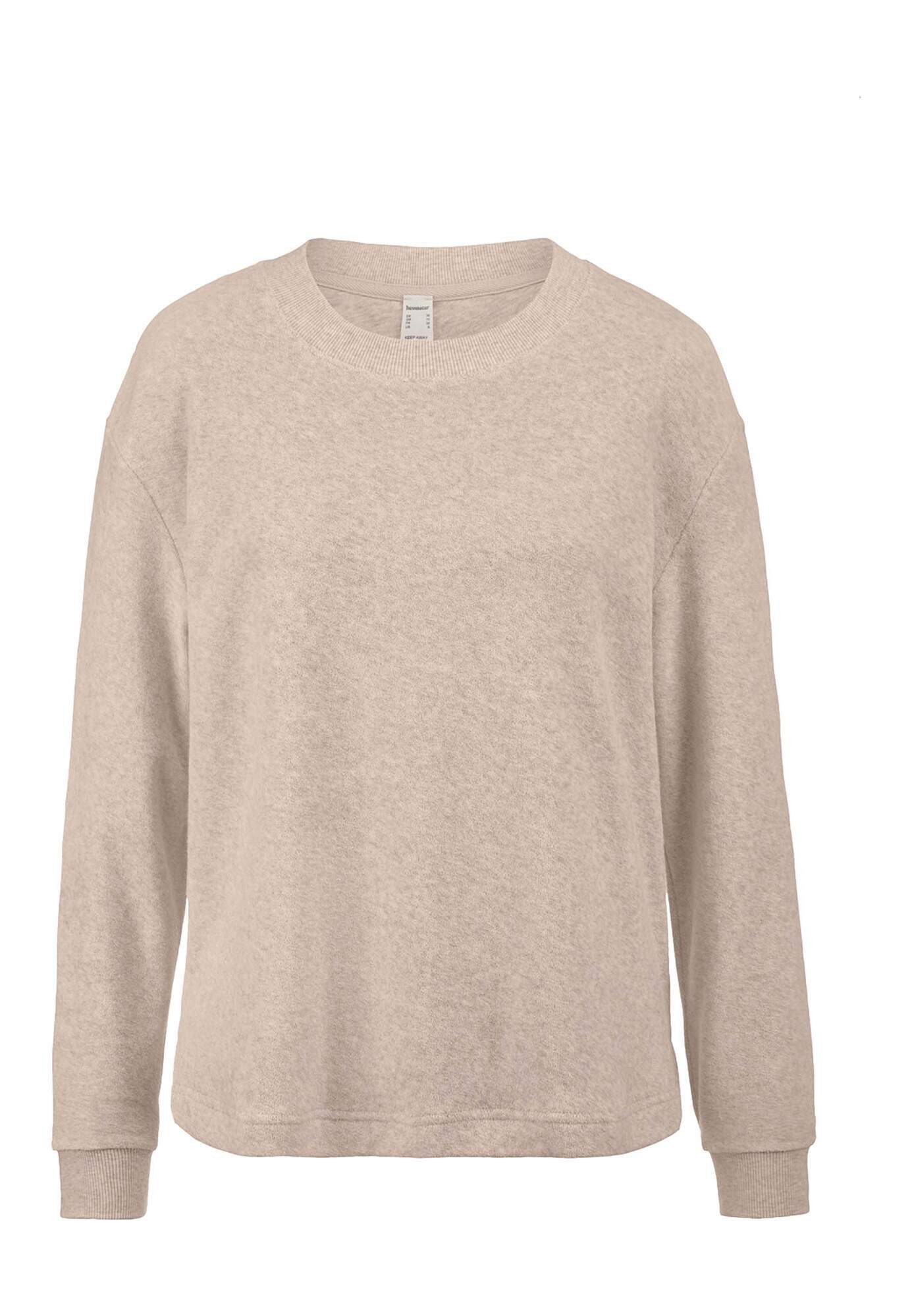 Hessnatur Pyjamaoberteil Oversize PURE COTTON aus reiner Bio-Baumwolle (1-tlg)