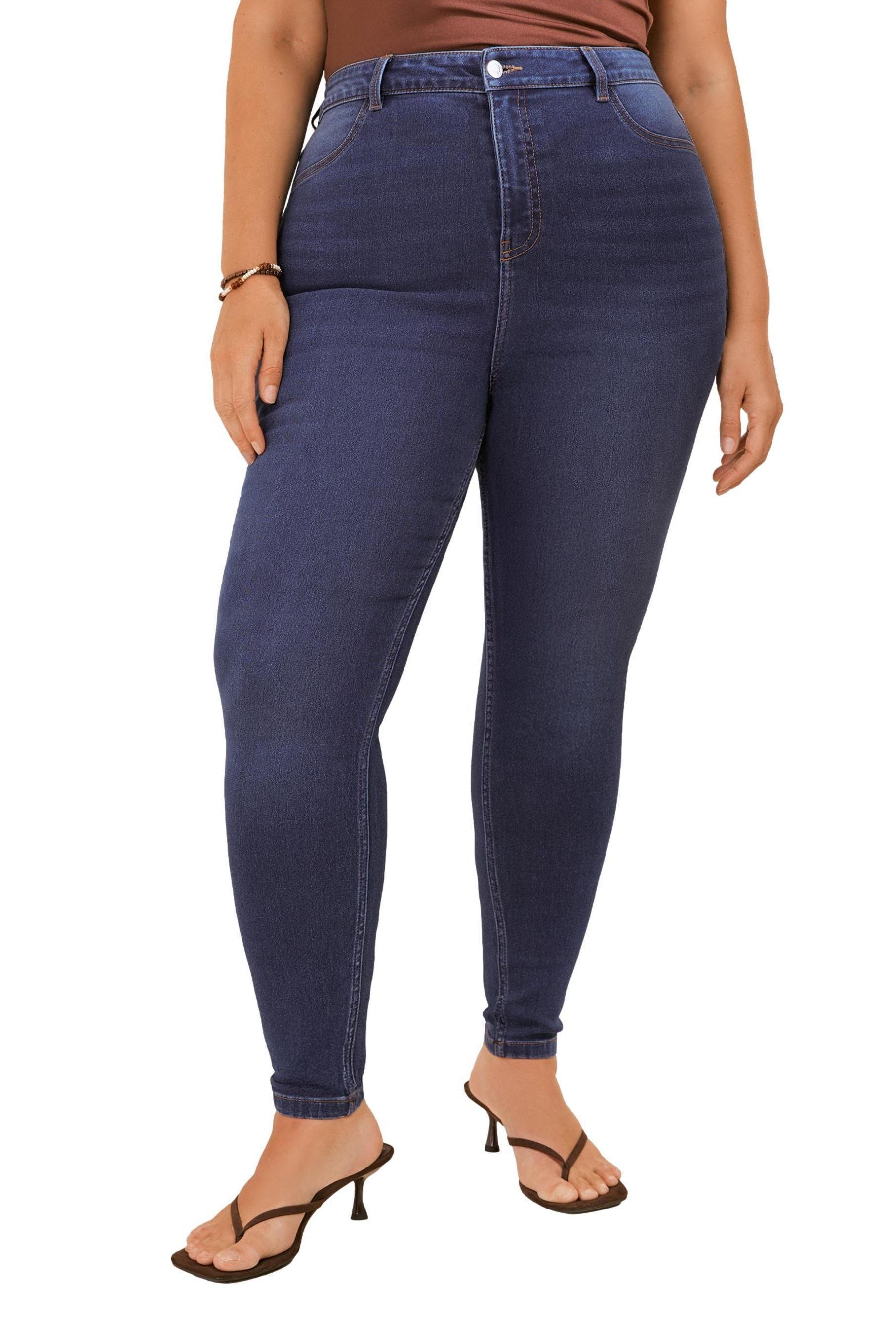 Friends Like These Taillenjeans Friends Like These Hochbund-Jeggings, Curve (1-tlg)