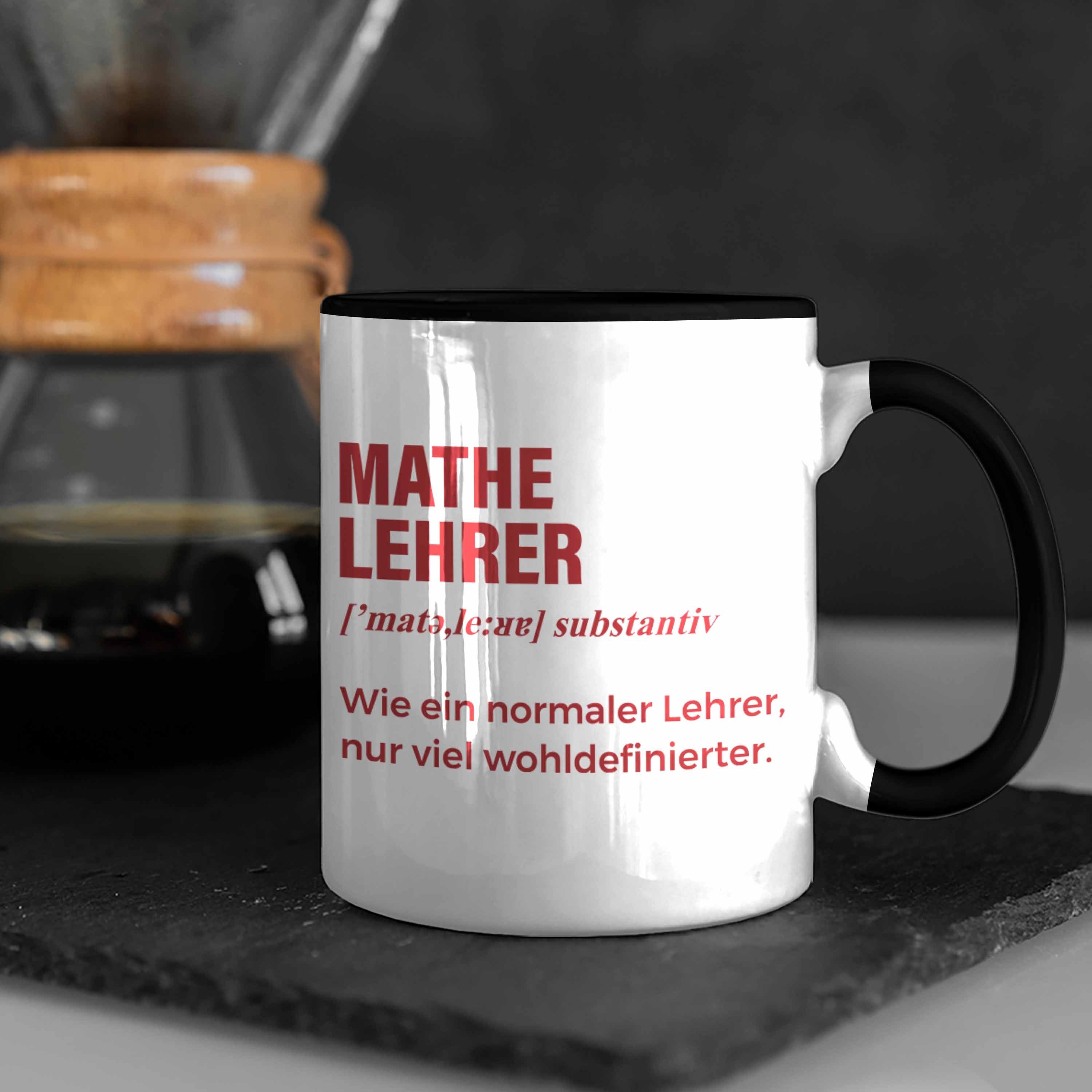 Trendation Tasse Mathematiker Tassen Lehrer Lustig Mathelehrer Tasse - Trendation Spruch Kaffeetasse ein Schwarz Normaler mit Geschenk Wie