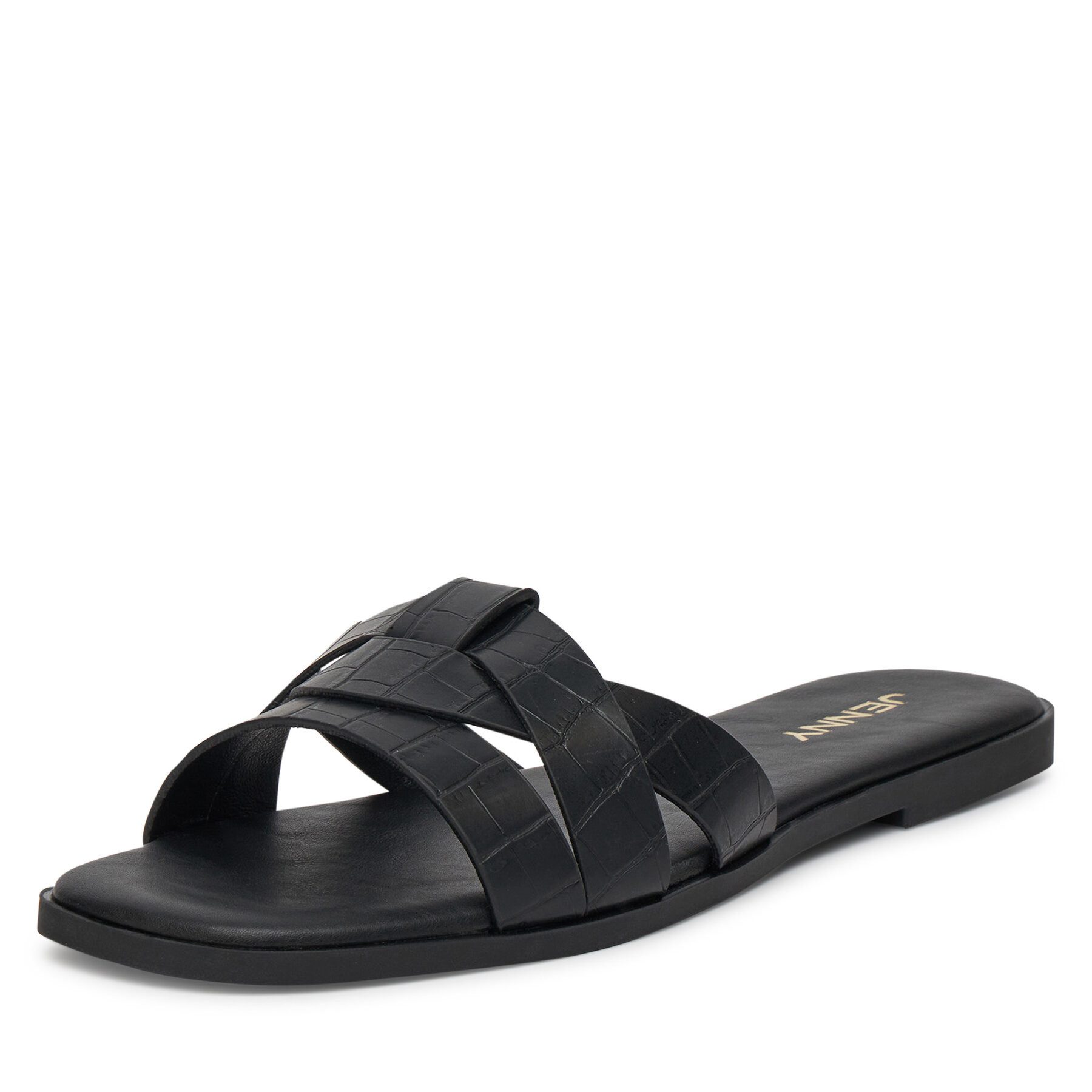 Jenny Jenny Frauen-Flip-Flops Schwarze 5762015 Badepantolette
