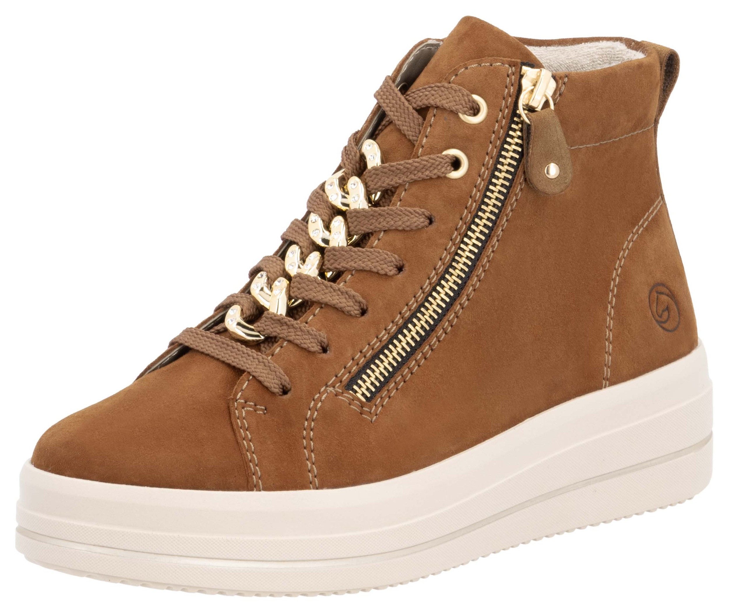 Remonte Elisabeth Hurley-Collection Plateausneaker, Freizeitschuh, High-Top günstig online kaufen