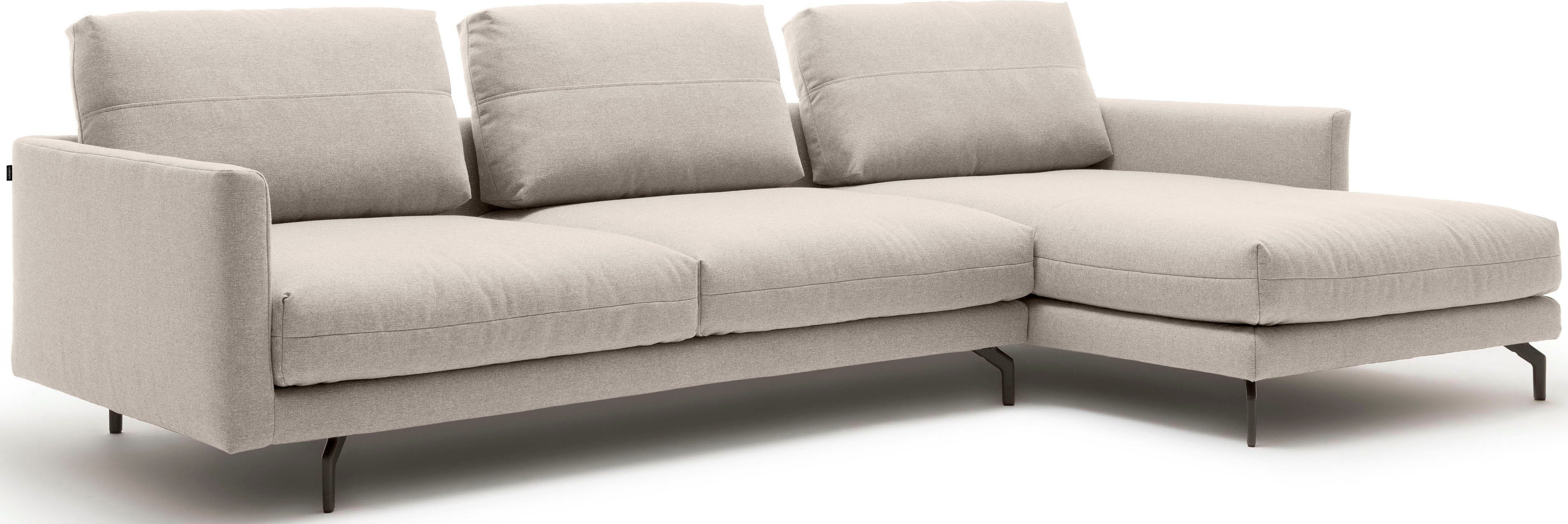 Creation BY ROLF BENZ Ecksofa CR.414, Designecksofa, Polsterecke, L-Form, wahlweise aus feinstem Rindsleder oder hochwertigem Chenille