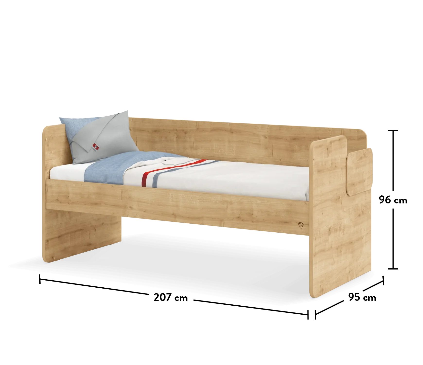 Möbel-Zeit Hochbett Studio mit Schrank und Tisch