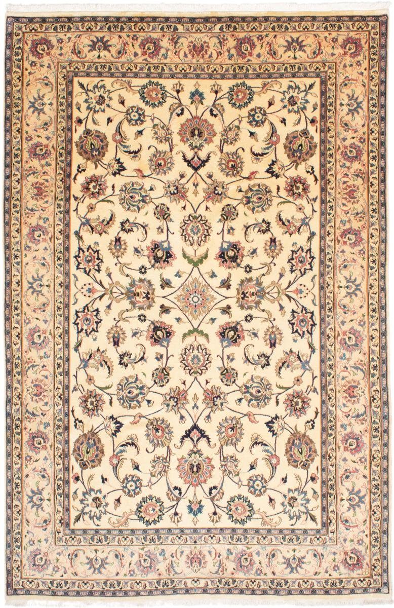 Orientteppich Mashhad 197x298 Handgeknüpfter Orientteppich / Perserteppich, Nain Trading, rechteckig, Höhe: 12 mm