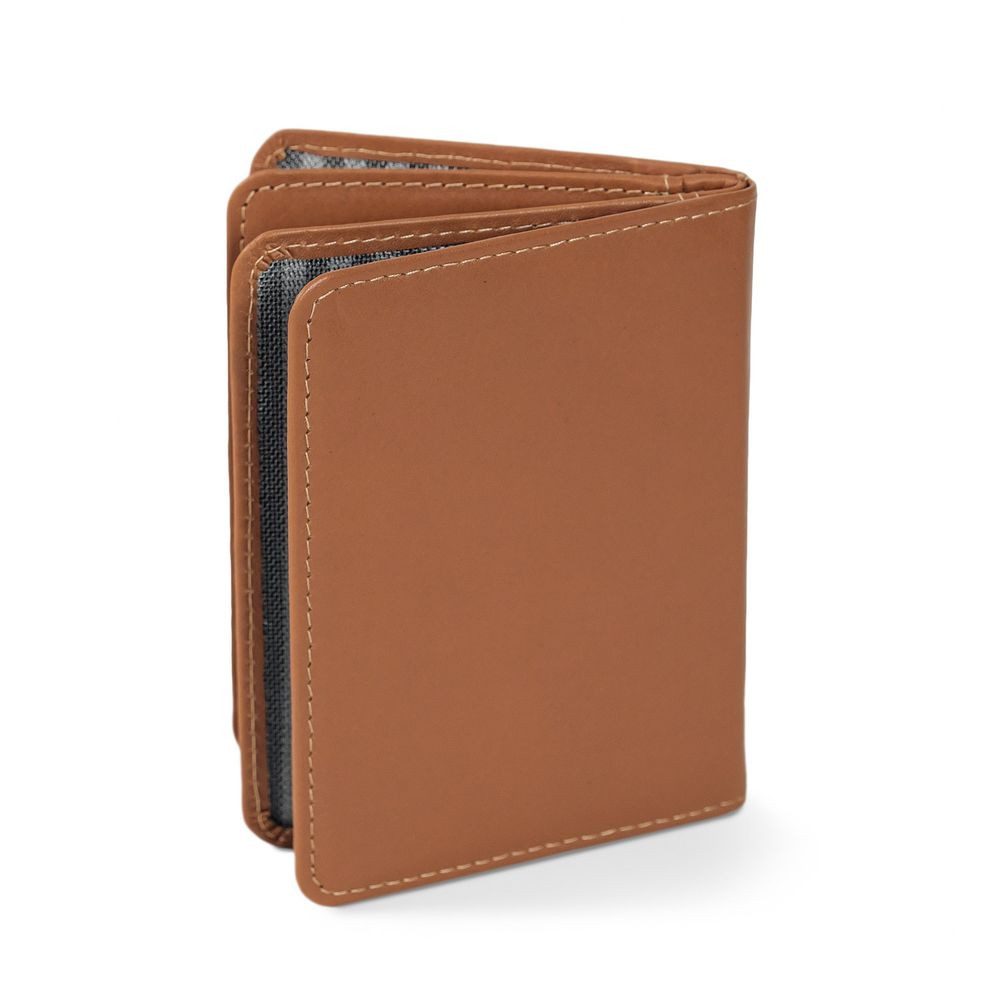 BRANCO Kartenetui A7 Ausweishülle / Kreditkartenetui, Leder, Natur-Beige, Branco br-302