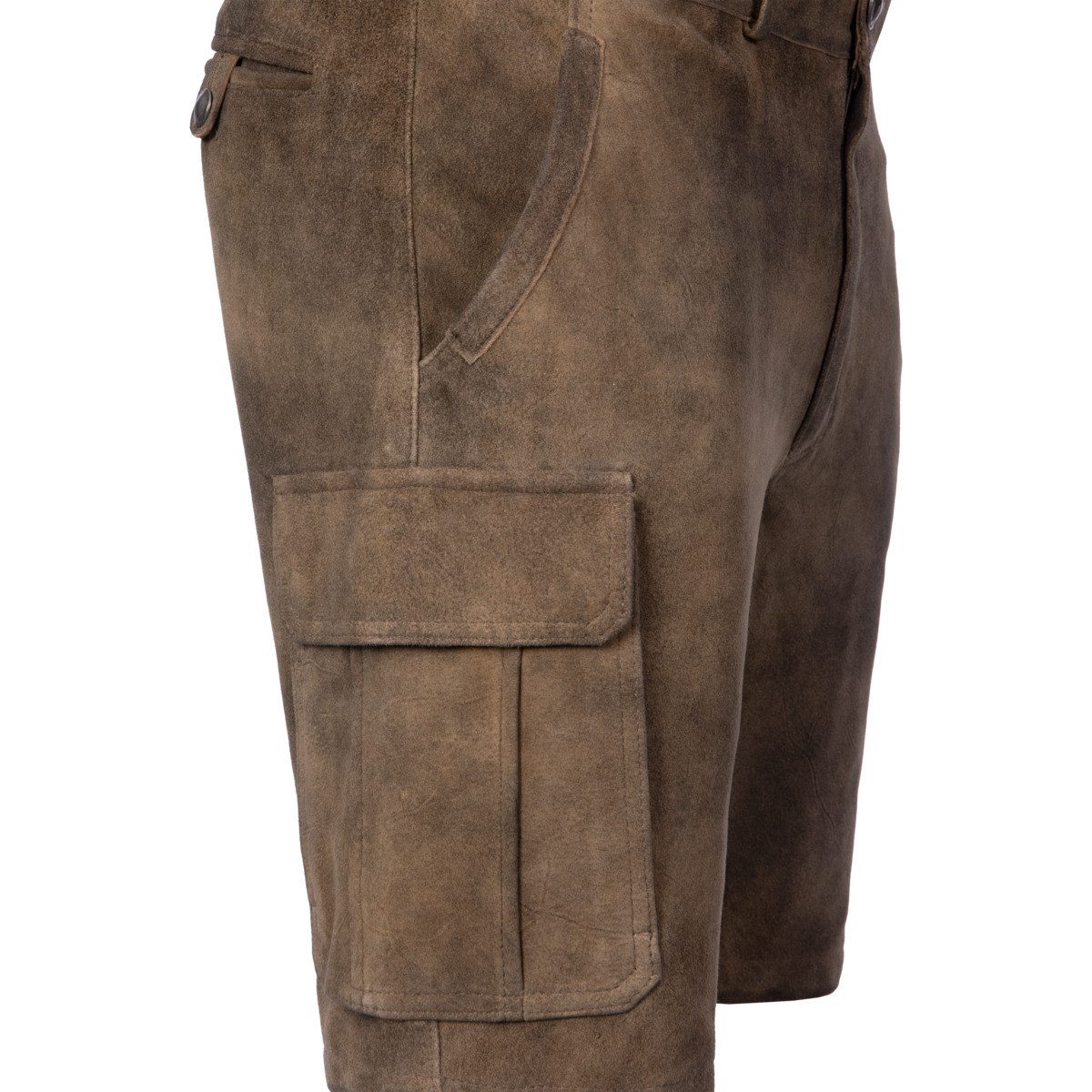 Spieth & Wensky Trachtenlederhose Sheriff Herren (1-tlg) Trachtenlederhose, Trachtenhose, Bayerische Lederhose, Oktoberfest