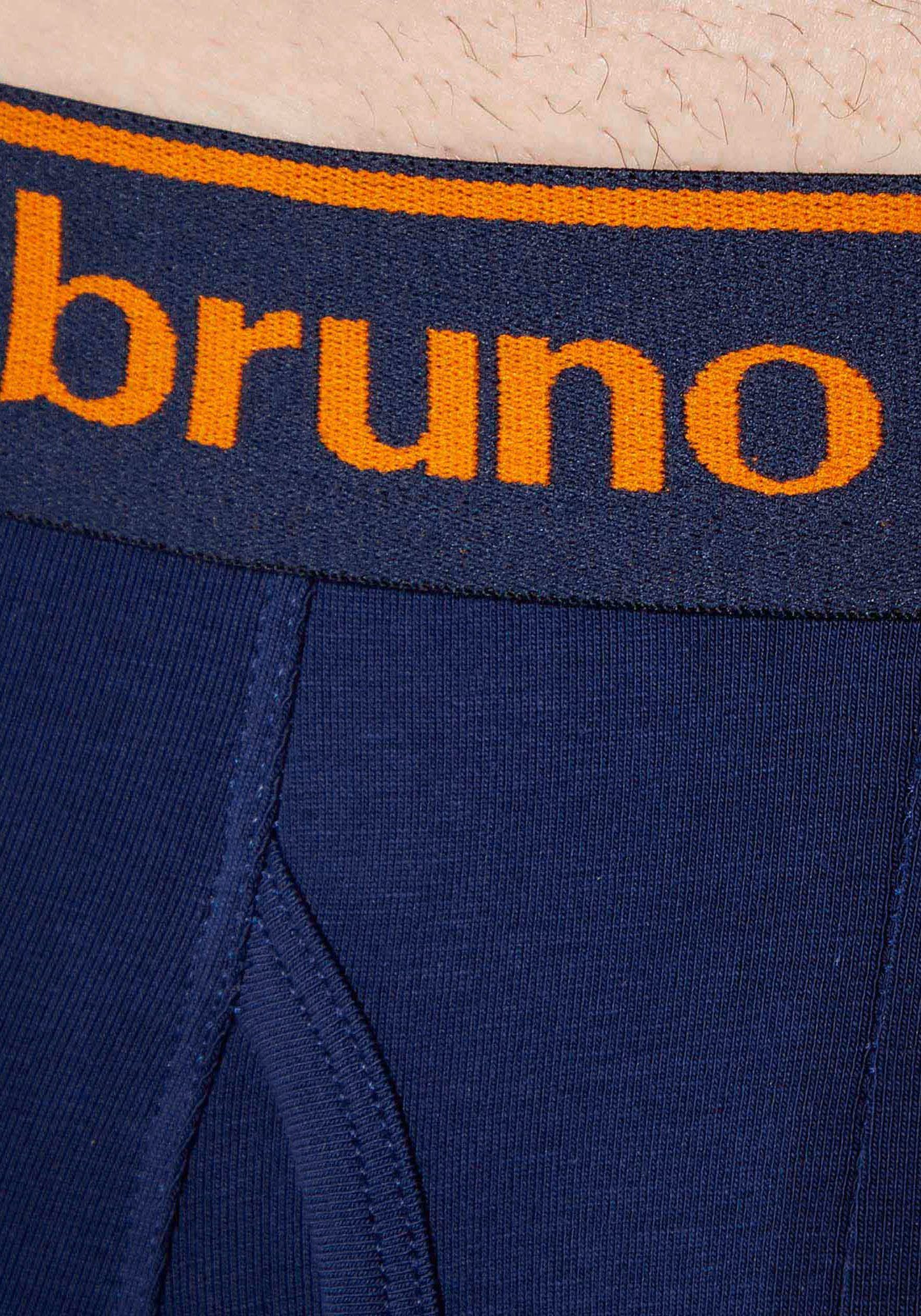 Bruno Banani Details blau-schwarz (Packung, Boxershorts Quick Access Short 2Pack Kontrastfarbene 2-St)