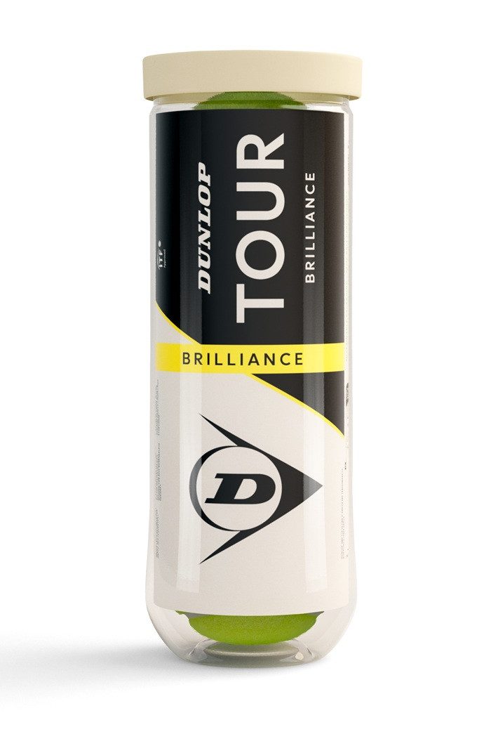 Dunlop Tennisball Tour Brilliance Dose 3er