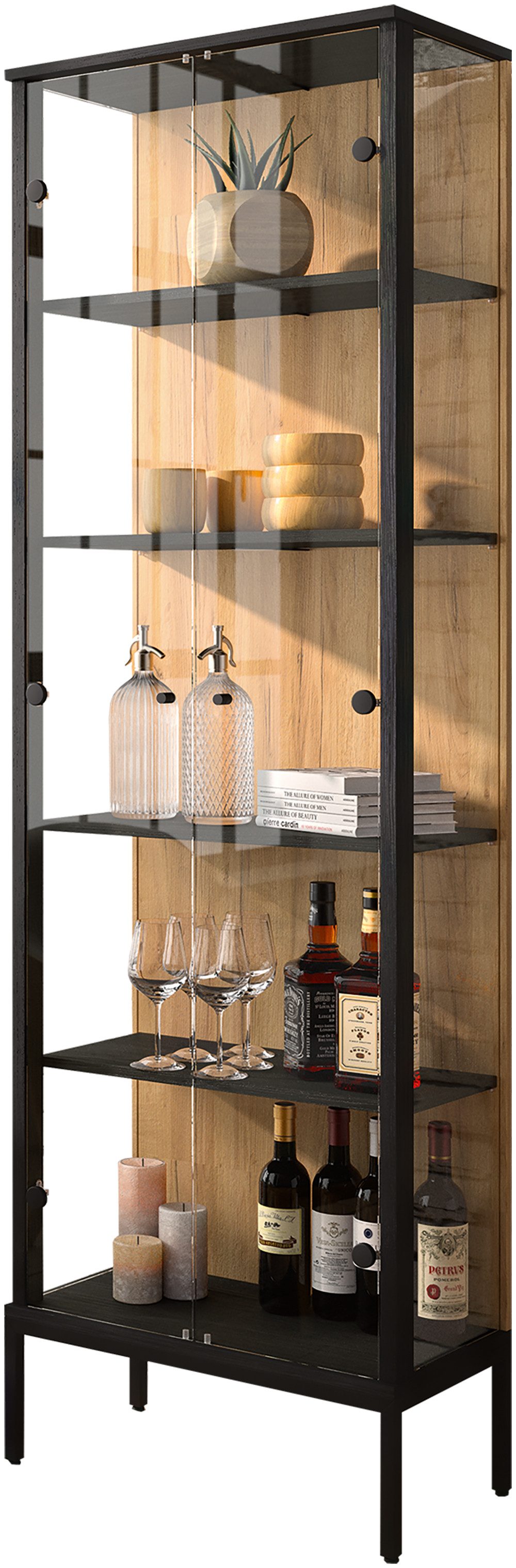 fif möbel Vitrine STEP (1-St) Standvitrine, günstig online kaufen