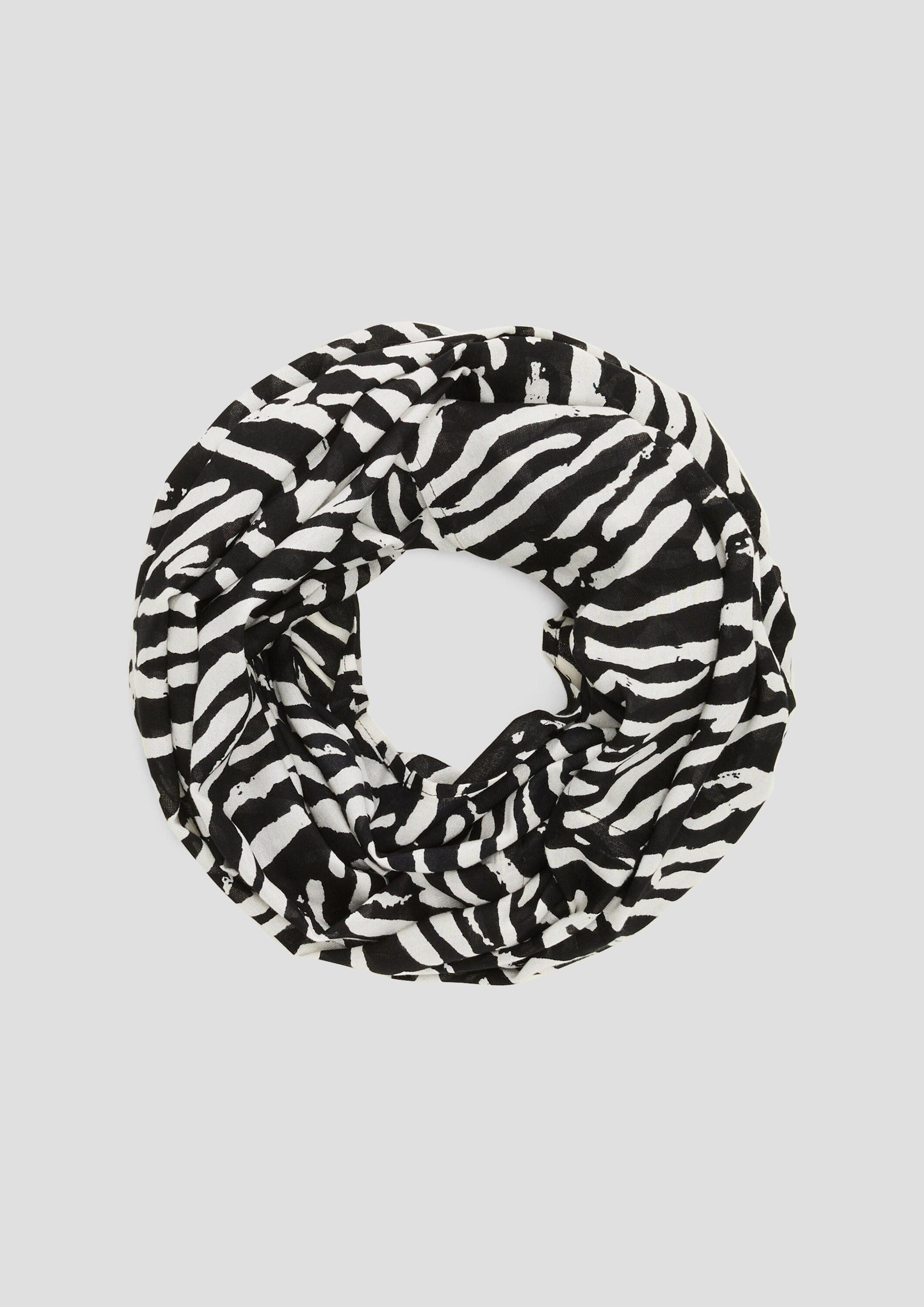 s.Oliver Loop Snood, Loopschal mit All-over-Muster günstig online kaufen