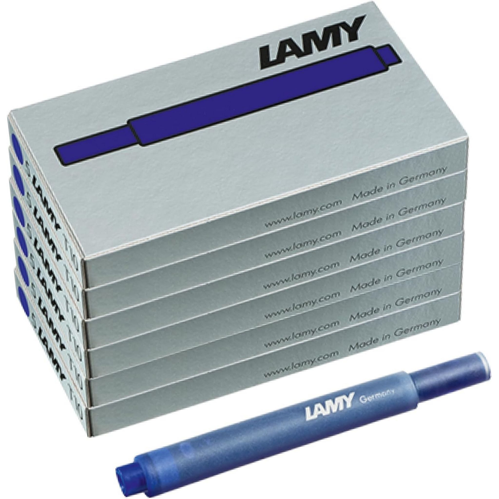 LAMY LAMY 6er Set - 30x Tintenpatronen T10 825 BLAU löschbar Tintenpatrone