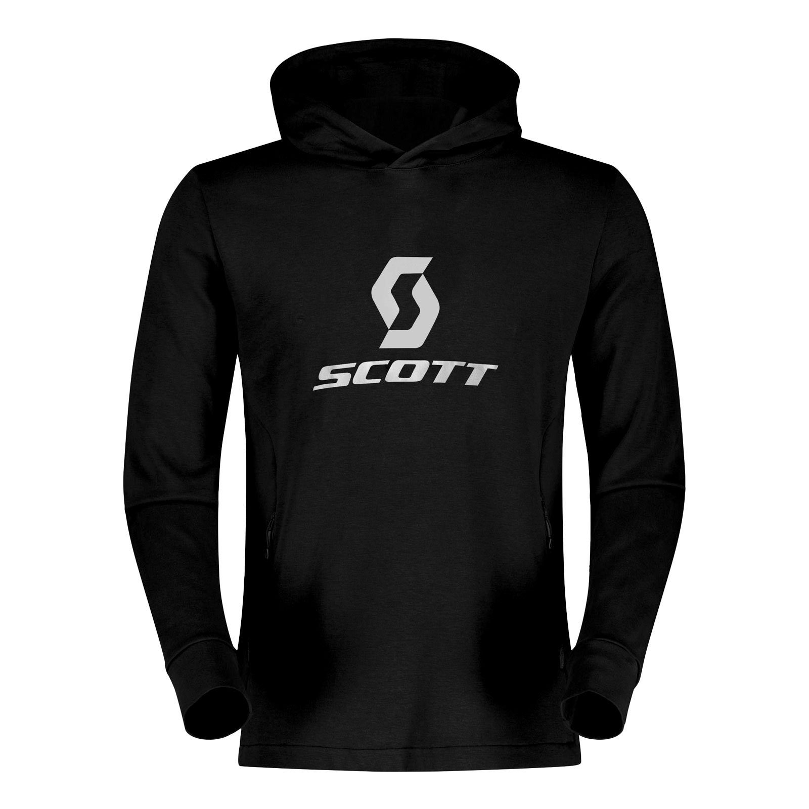 Scott Kapuzenpullover Defined Mid Pullover Hoodie mit körperbetontem Schnitt Black