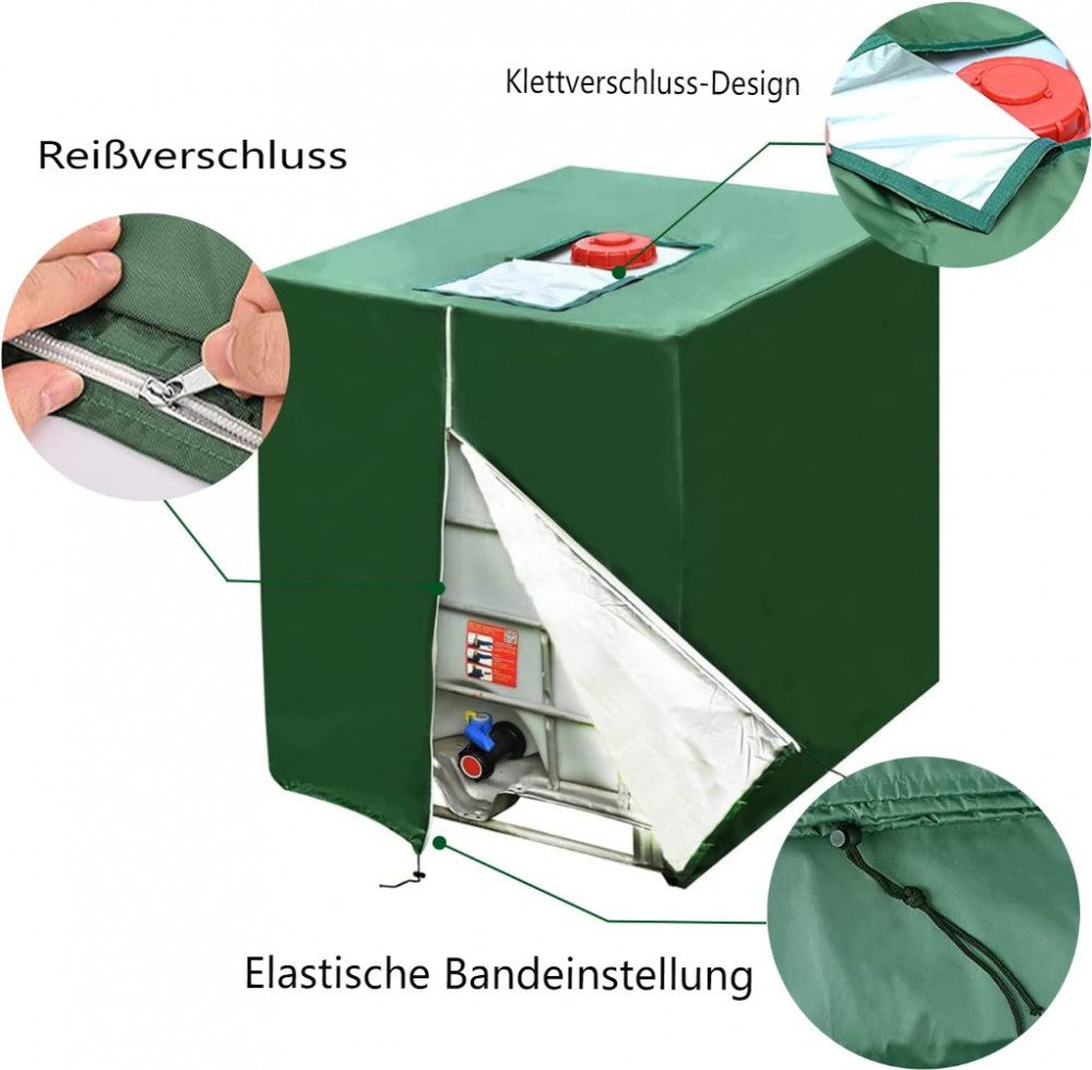FELIXLEO Schutzhüllen-Sandsäcke IBC Tank Container Cover, für Wassertank 10 günstig online kaufen