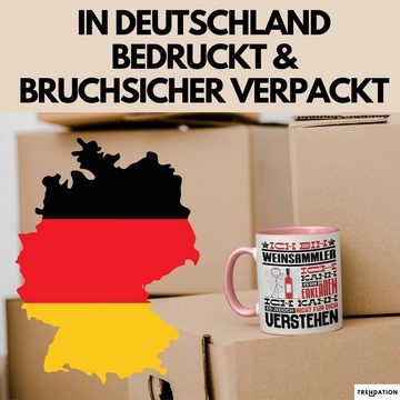 Trendation Tasse Weinsammler Geschenk Kaffee-Tasse Geschenkidee für Weinsammler Ich Bin