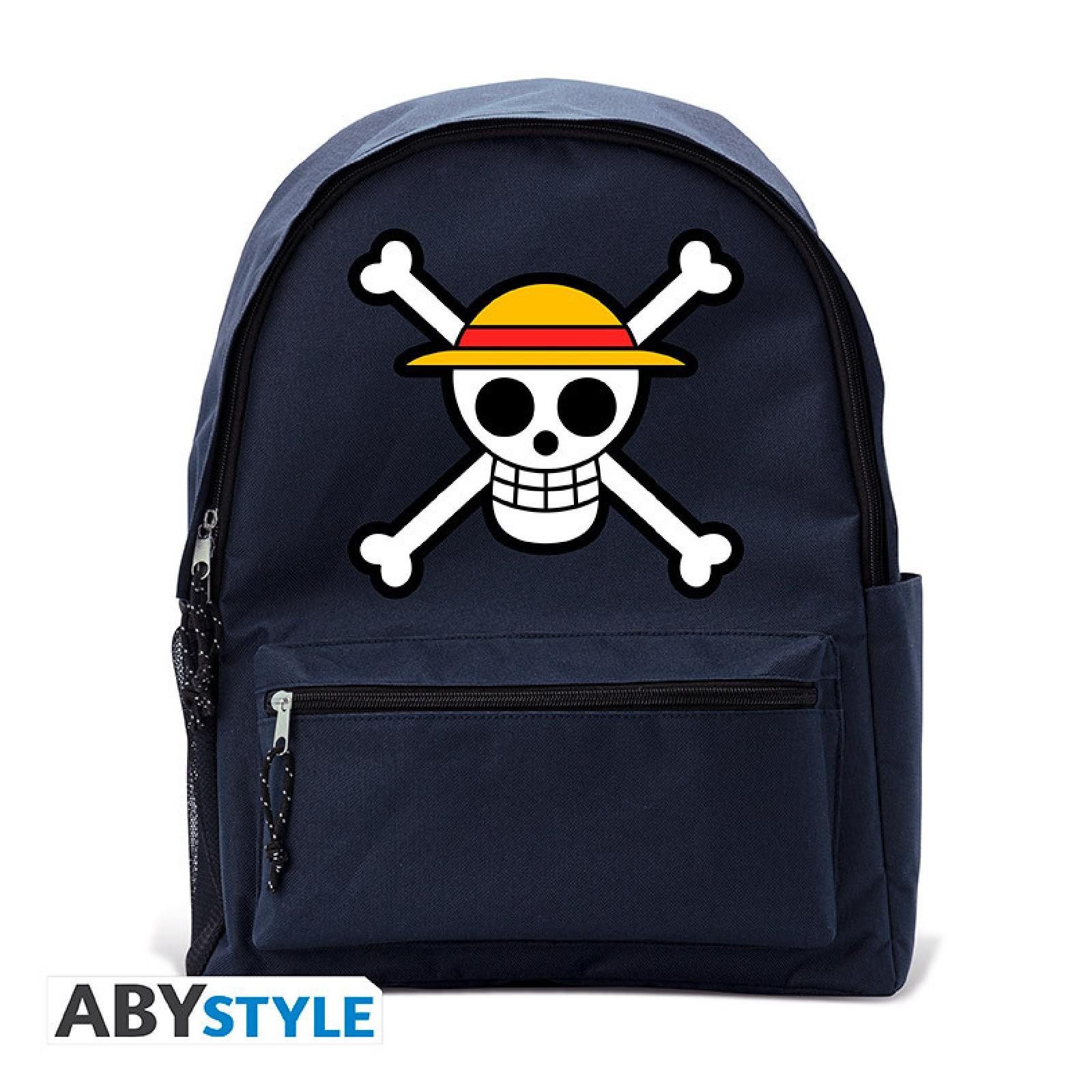 ABYstyle Freizeitrucksack ONE PIECE - Blue Backpack - Skull
