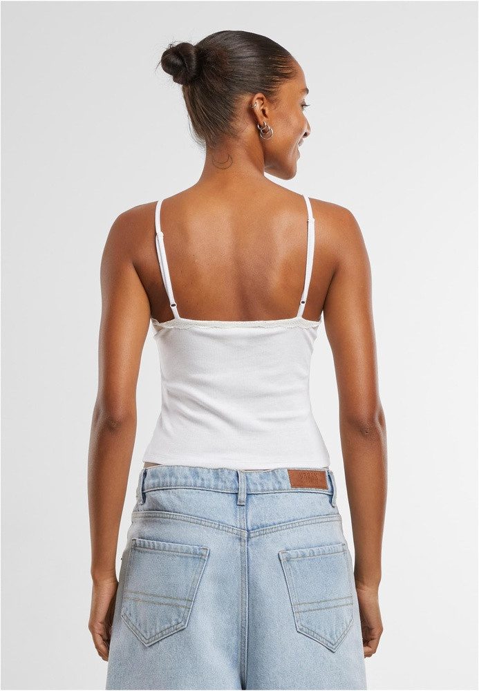 URBAN CLASSICS Shirttop Ladies V-Neck Lace Top 2-Pack – Bild 3 von 5