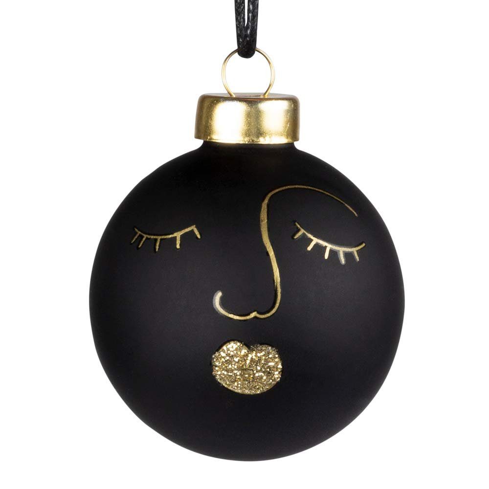 Räder Design Weihnachtsbaumkugel Kleine Christbaumkugel, Aus schwarz mattem Glas. € 5,95