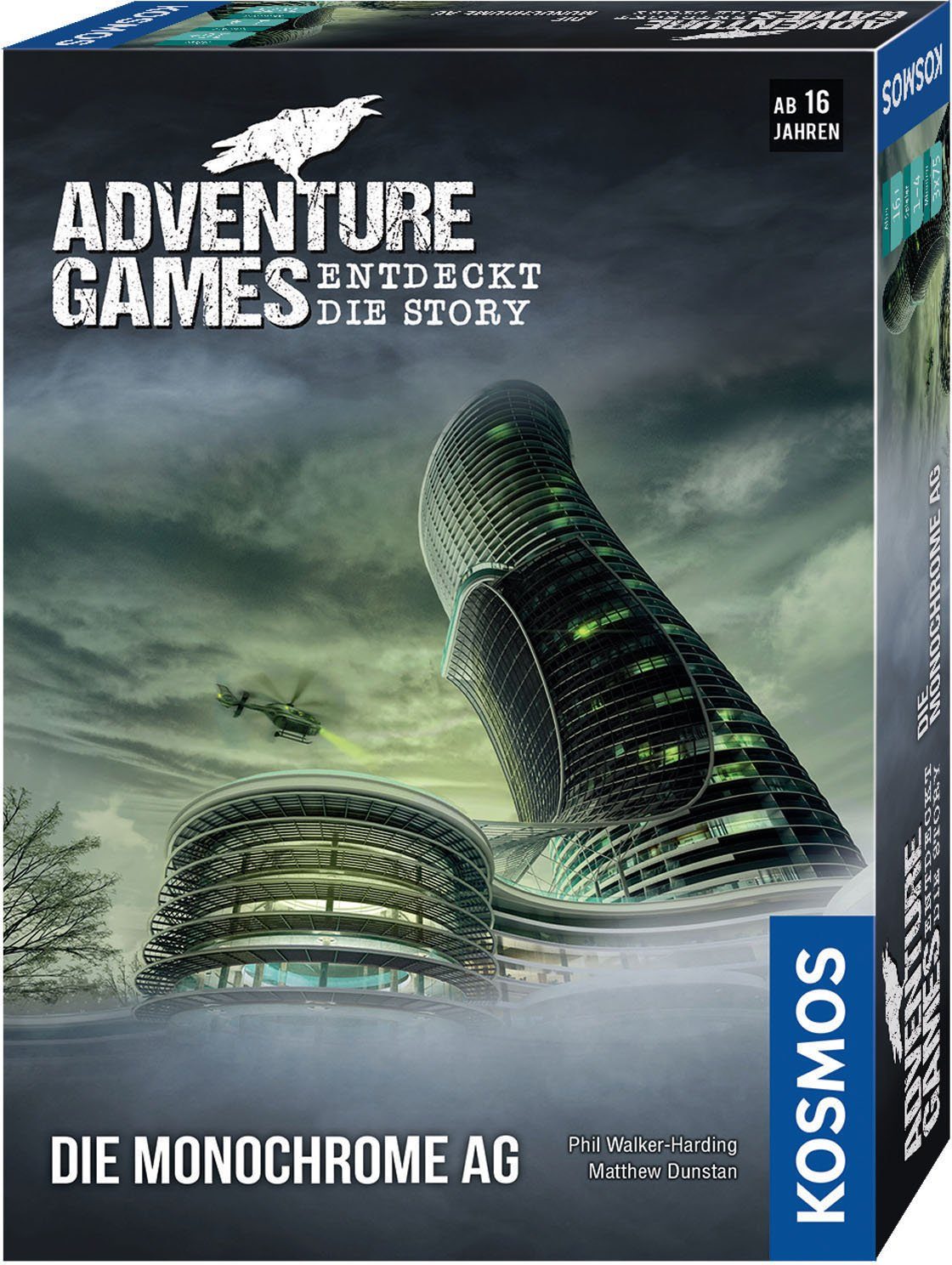 KOSMOS Verlag Kosmos Spiel, Gesellschaftsspiel Adventure Games - Die Monochrome AG, Made in Germany